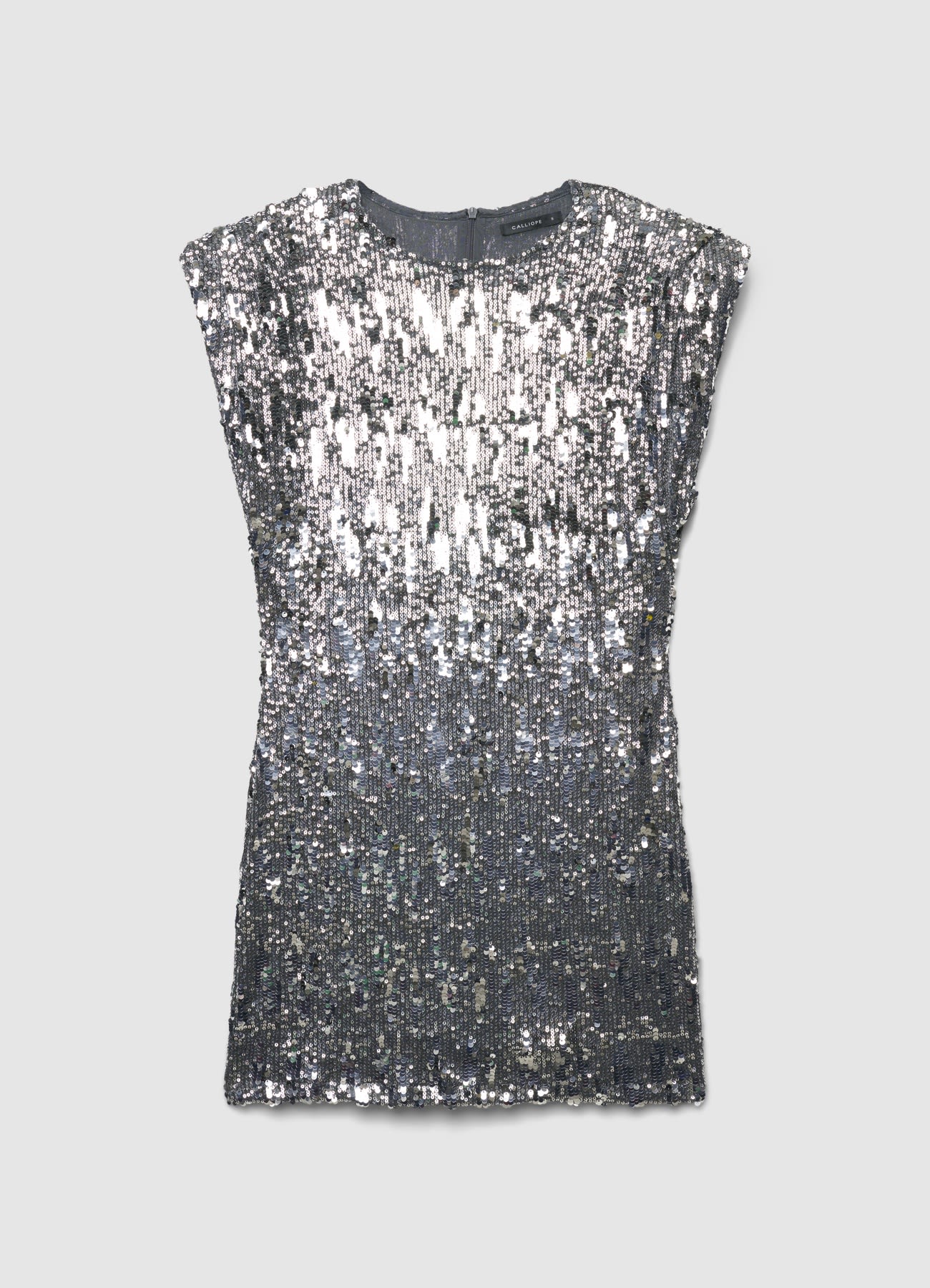 Abito corto con paillettes - Image 4