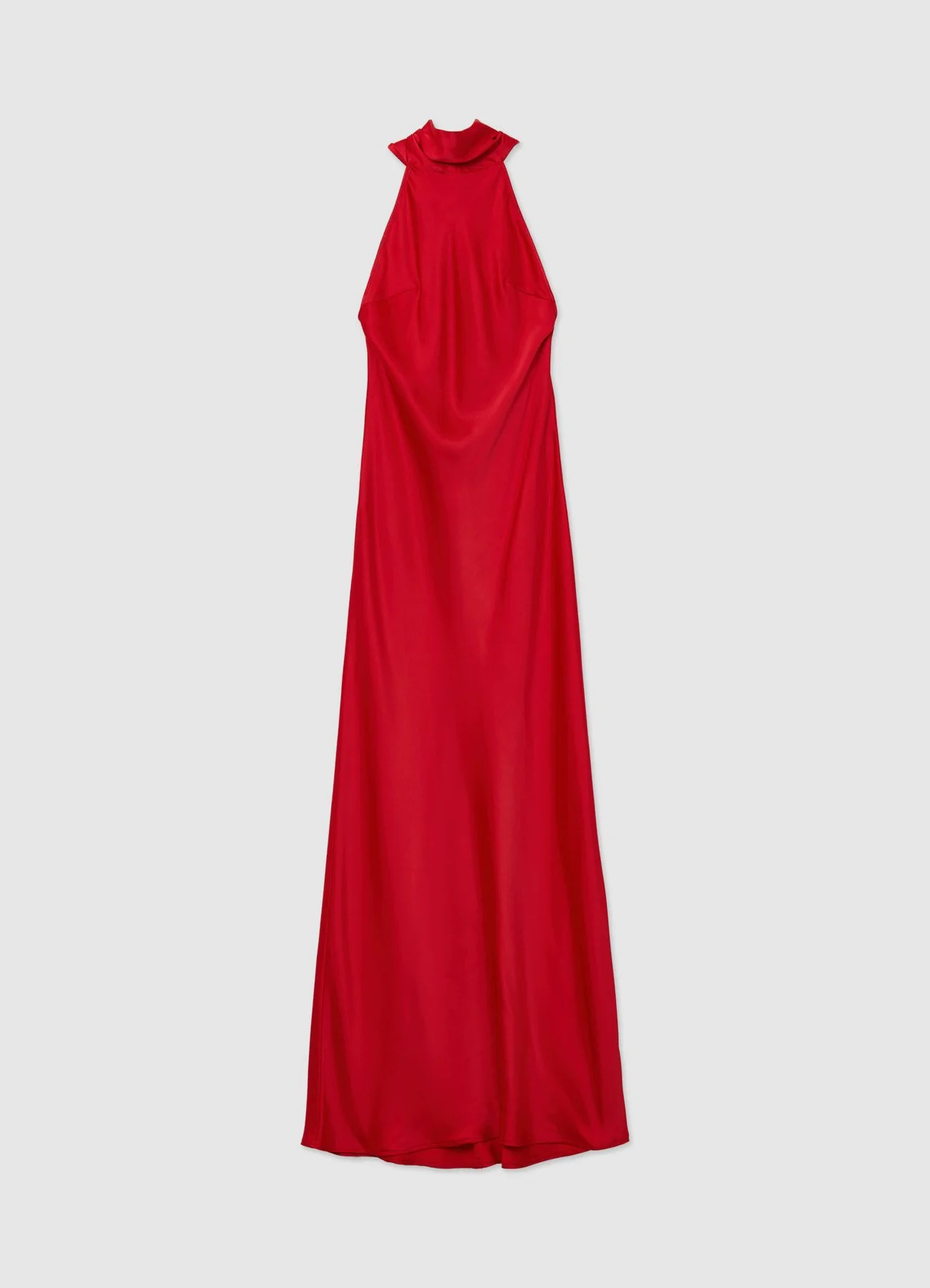 Abito lungo halterneck simil satin - Image 6