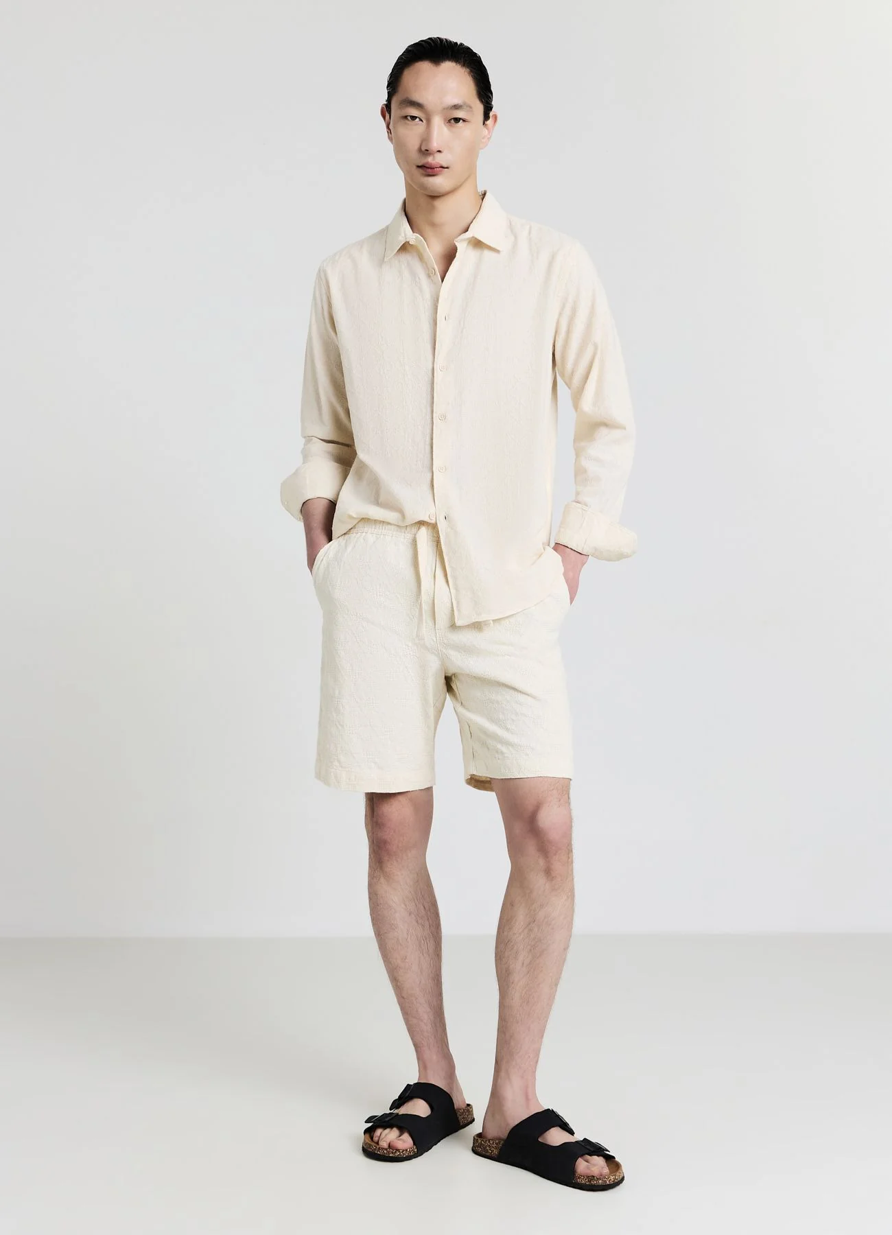 Bermuda jacquard rombo
