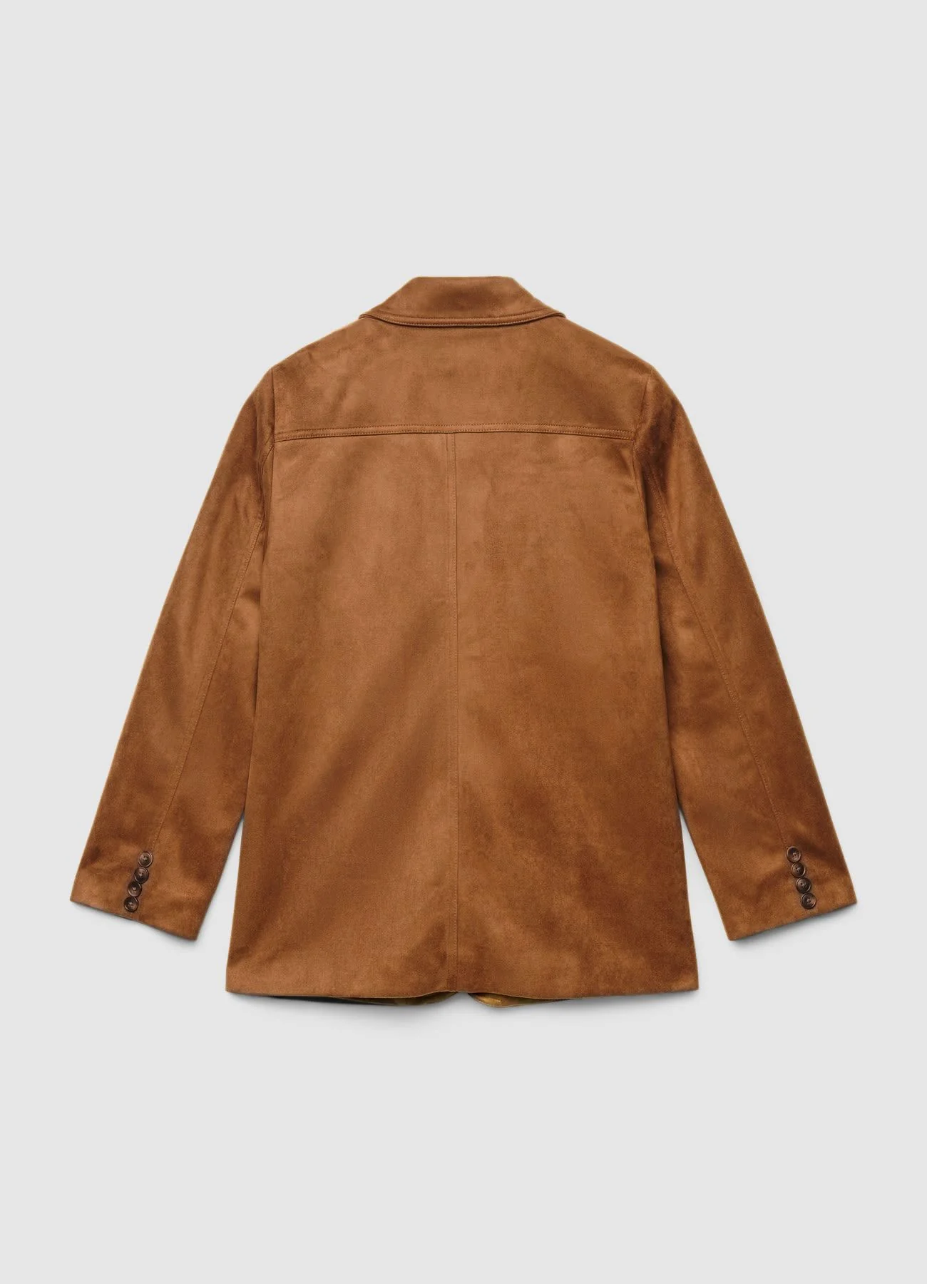 Blazer monopetto effetto scamosciato - Image 6