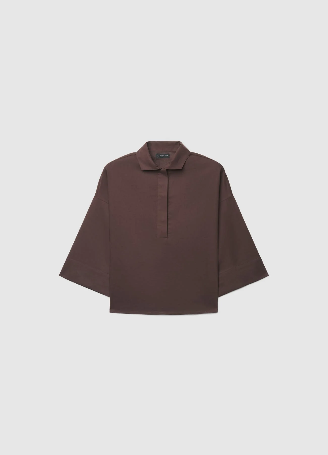 Blusa con colletto e maniche tre quarti - Image 6