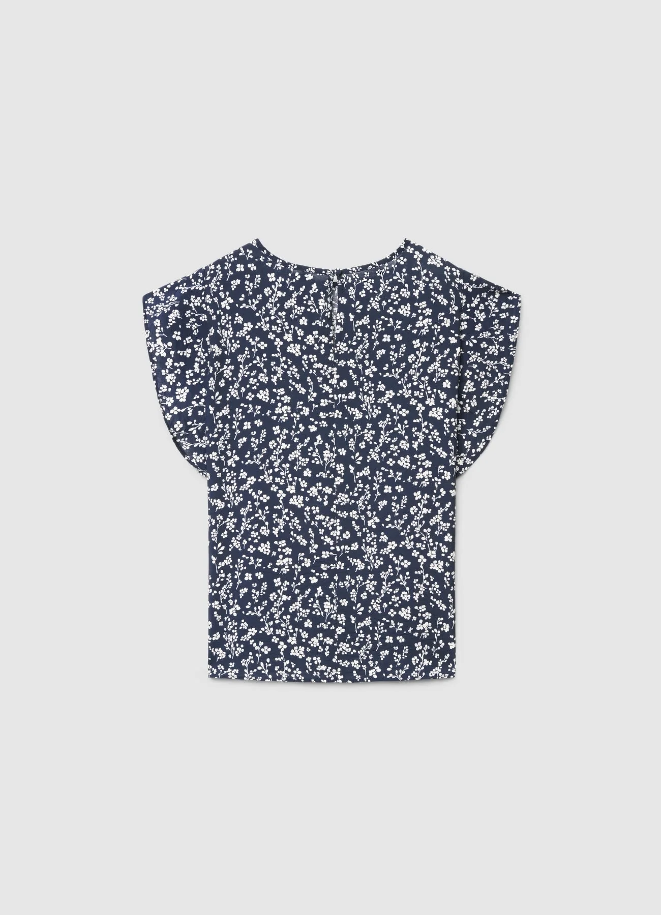 Blusa con maniche a rouche e stampa floreale - Image 6
