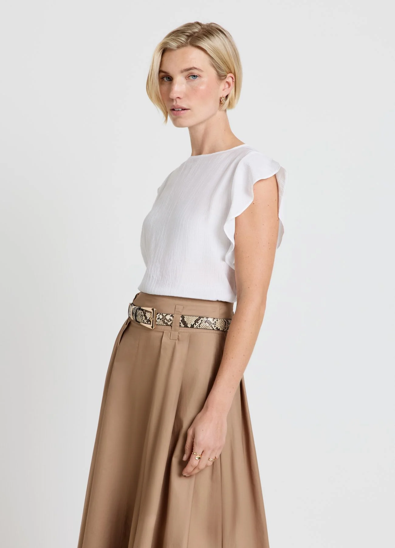 Blusa con maniche a volant - Image 2