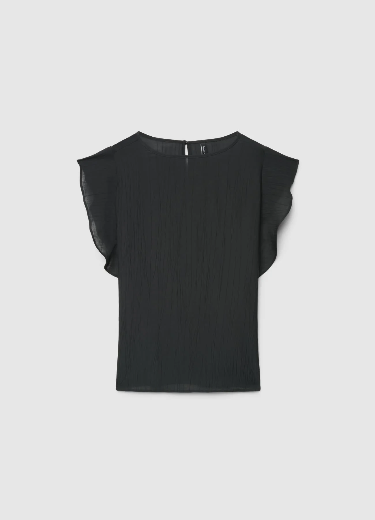 Blusa con maniche a volant - Image 4
