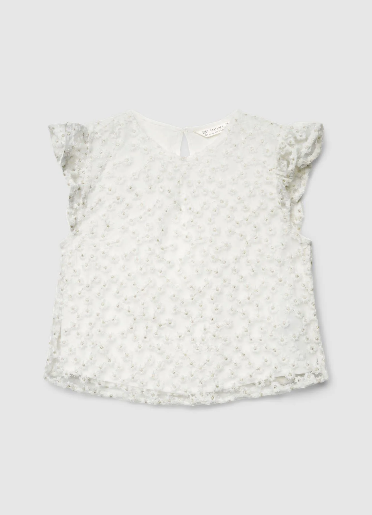 Blusa con ricamo fiori - Image 4
