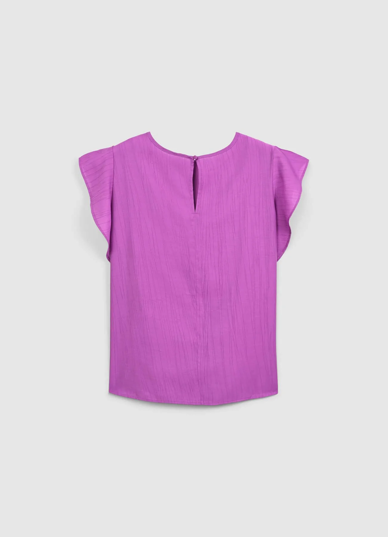 Blusa maniche con rouches - Image 6