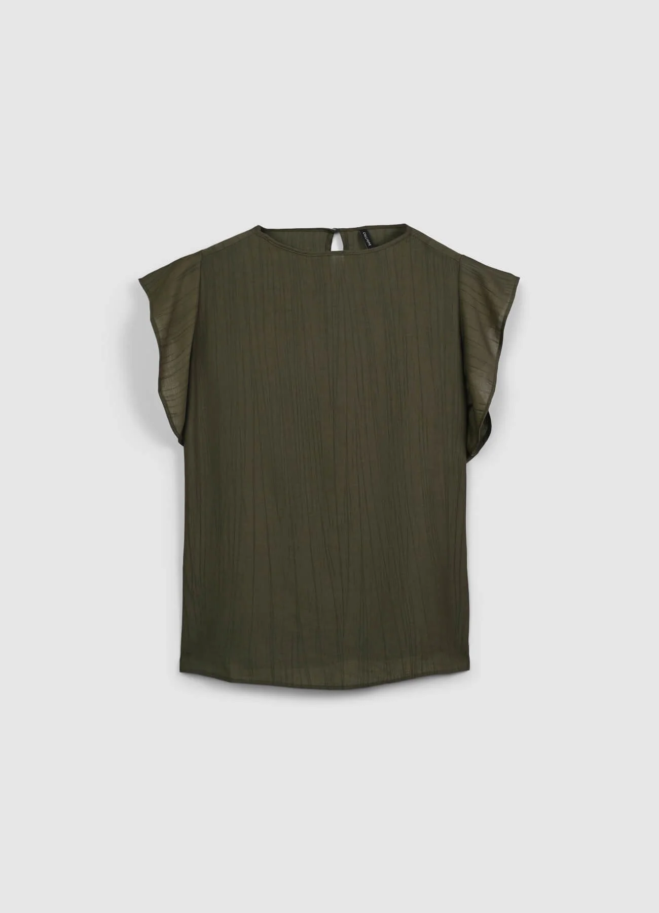 Blusa maniche con rouches - Image 5