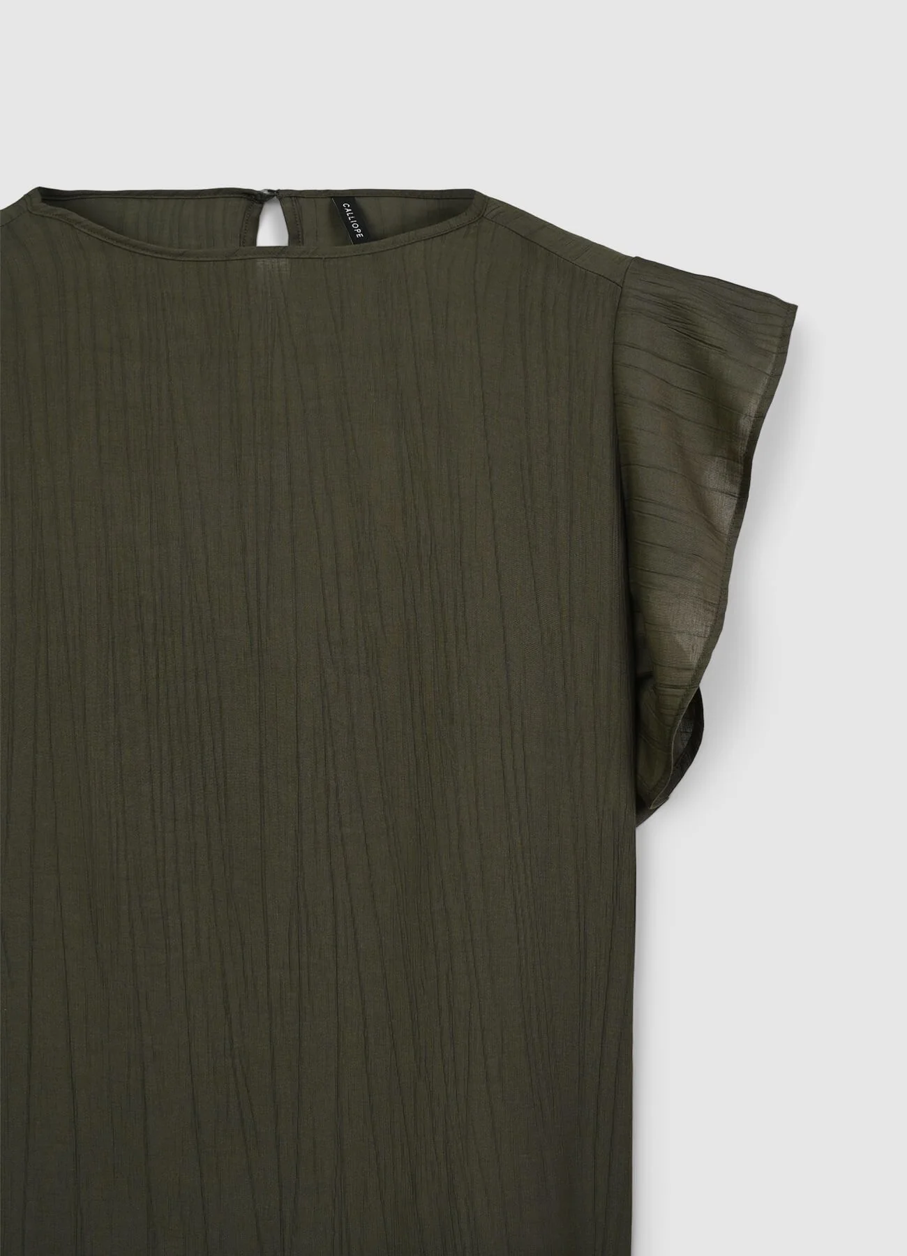 Blusa maniche con rouches - Image 6