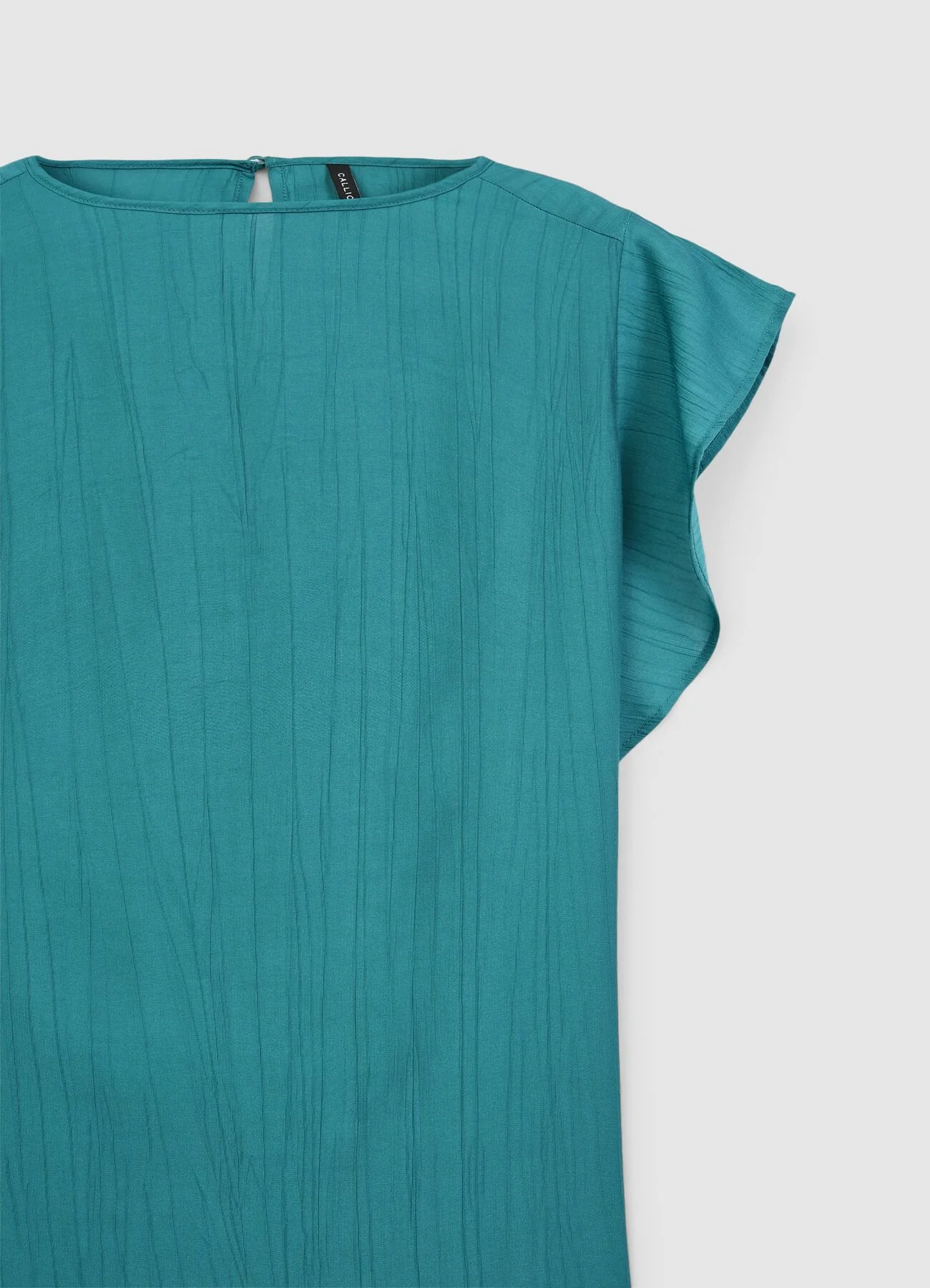 Blusa maniche con rouches - Image 5