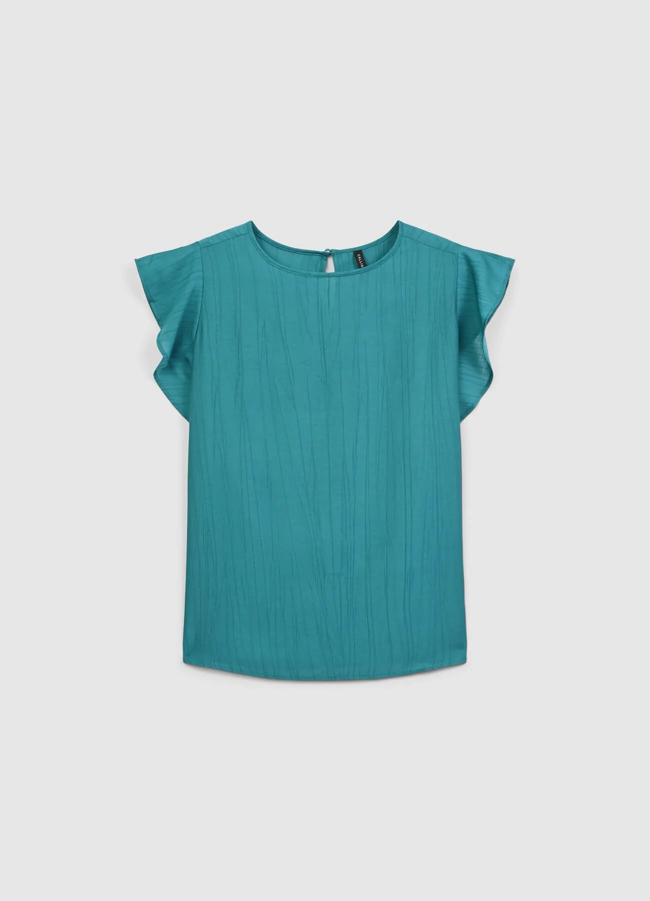 Blusa maniche con rouches - Image 6
