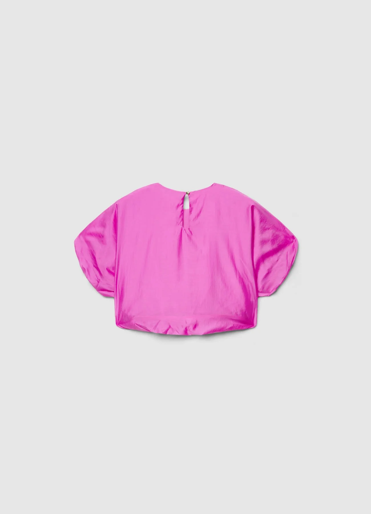 Blusa palloncino tinta unita - Image 6