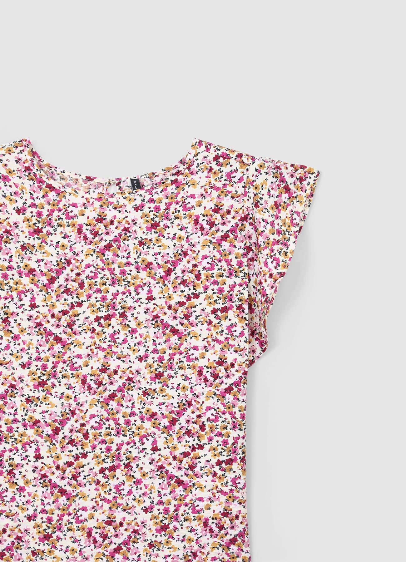 Blusa rouches fantasia fiori - Image 5