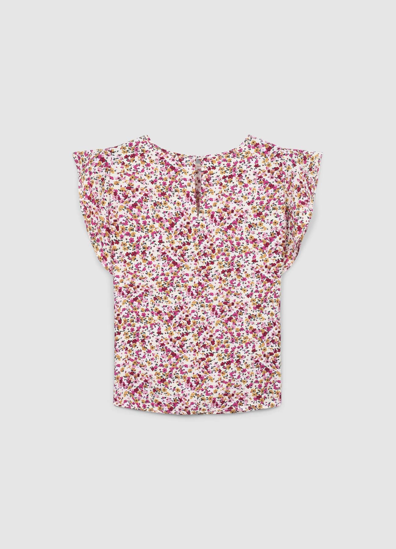 Blusa rouches fantasia fiori - Image 6