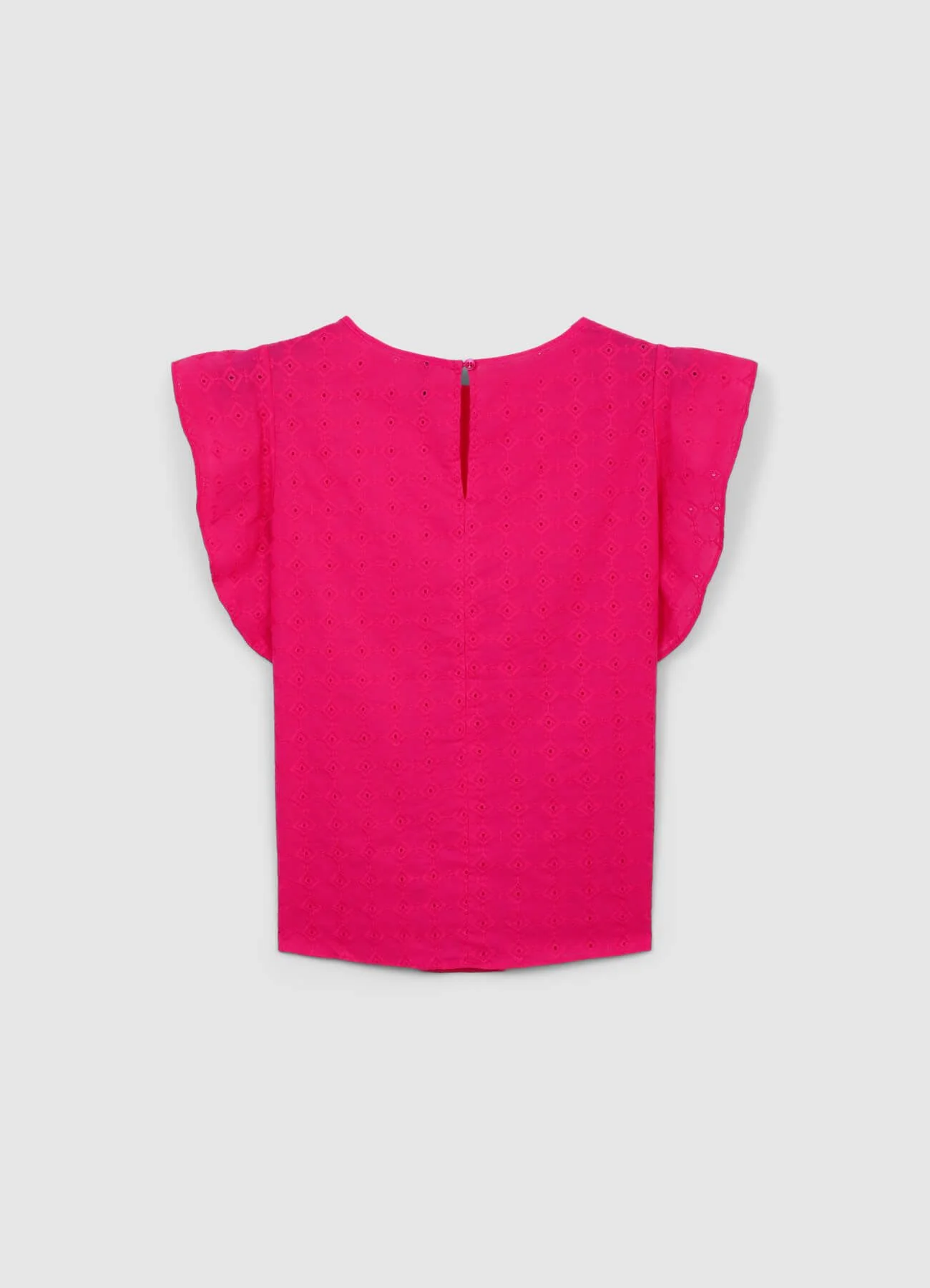 Blusa sangallo con rouches - Image 4