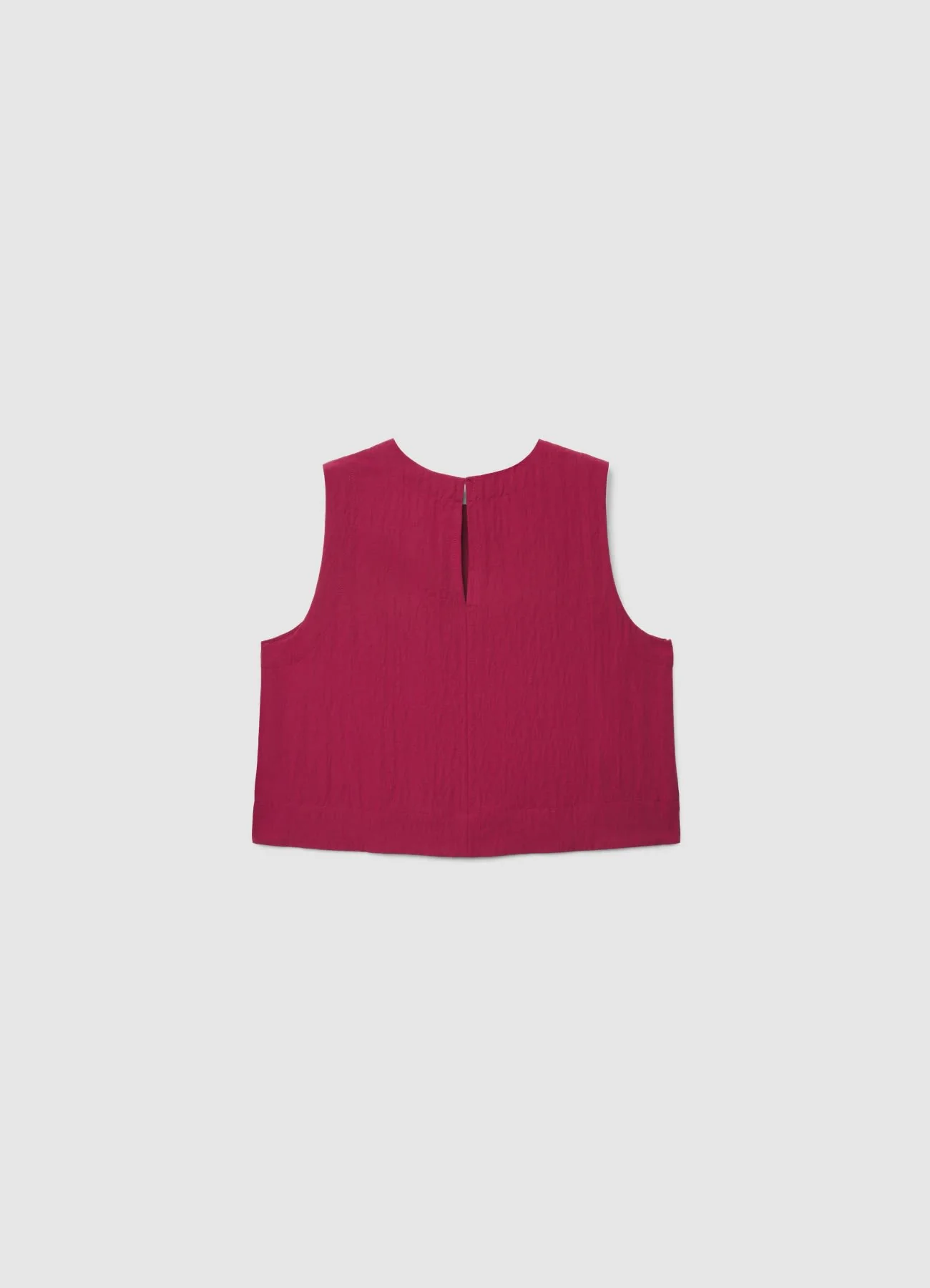 Blusa smanicata a tinta unita - Image 5