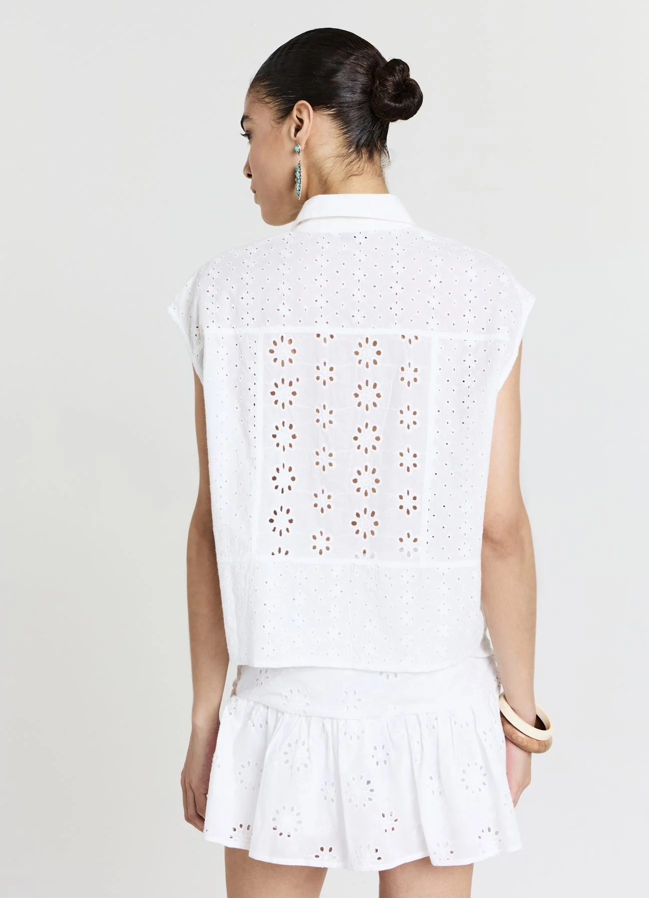 Blusa smanicata sangallo - Image 3