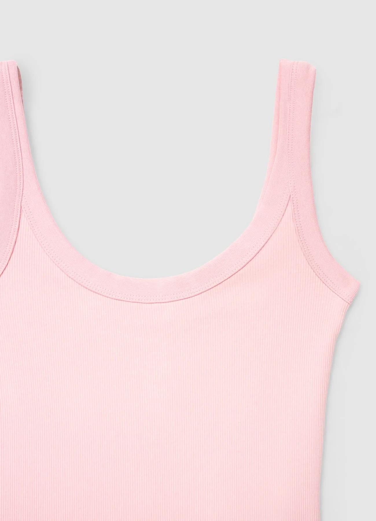 Body a costine con scollo ampio - Image 3