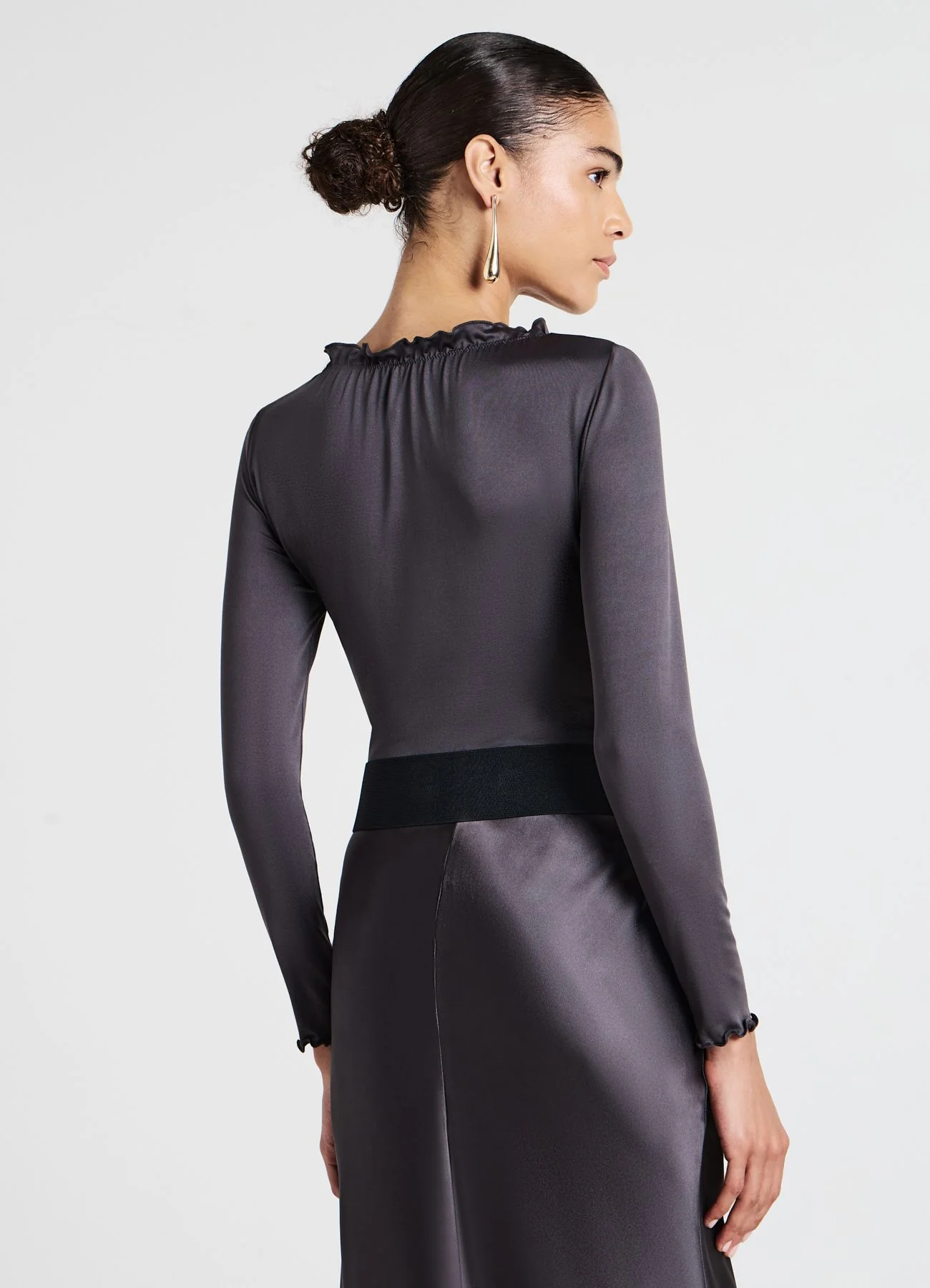 Body con arriccio e volant