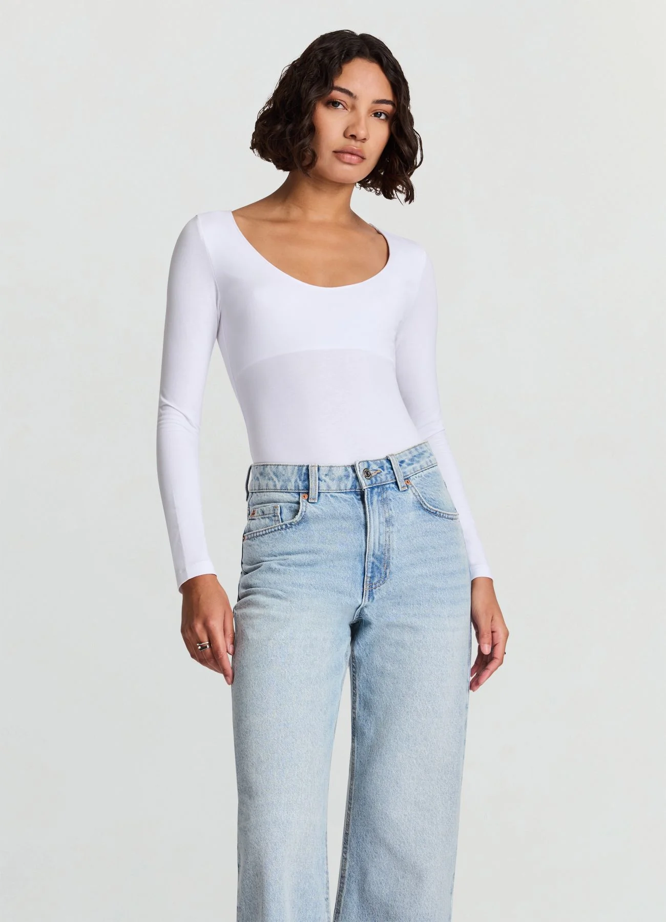 Body con scollo ampio - Image 2