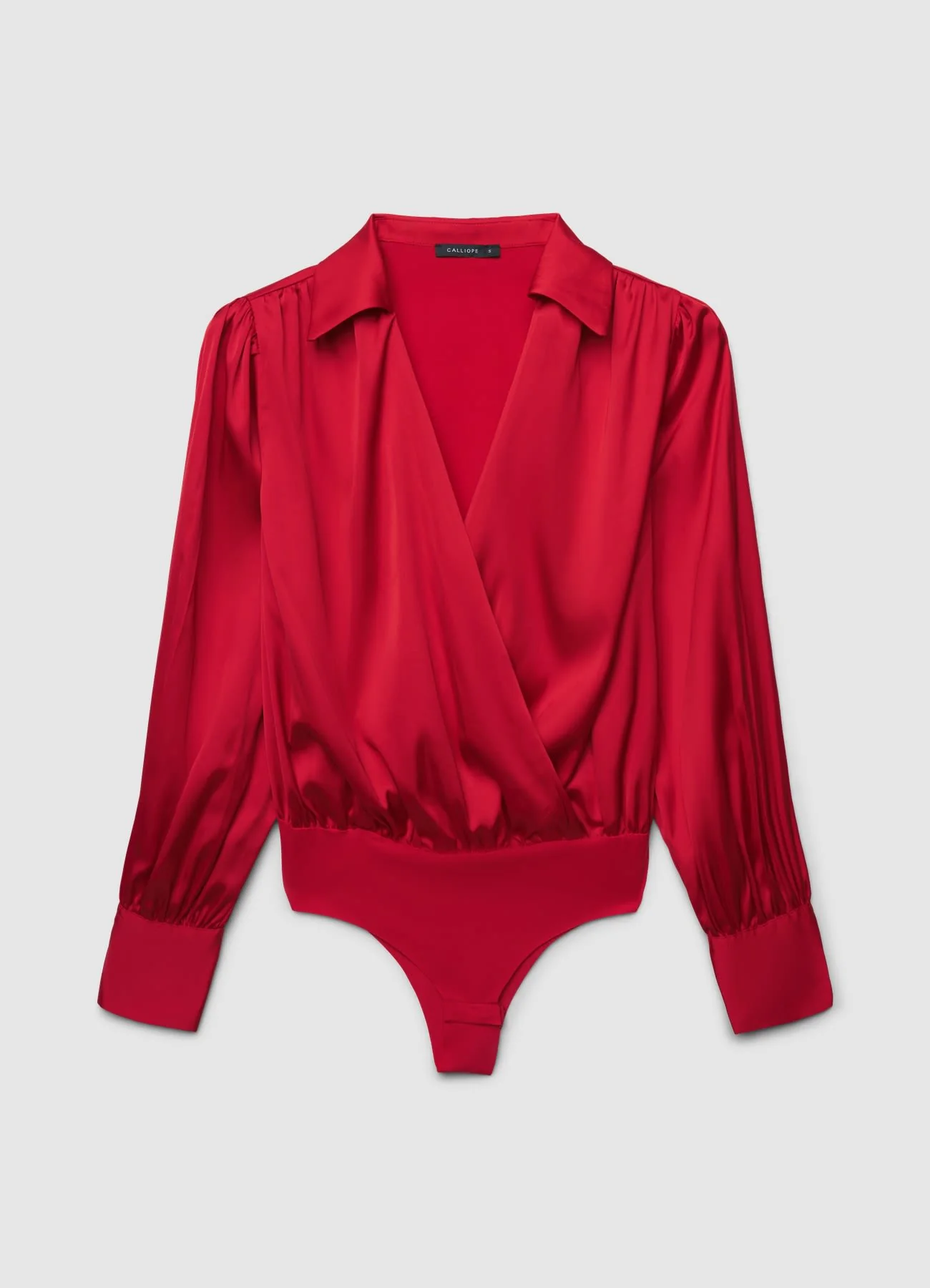 Body incrociato in simil satin - Image 4