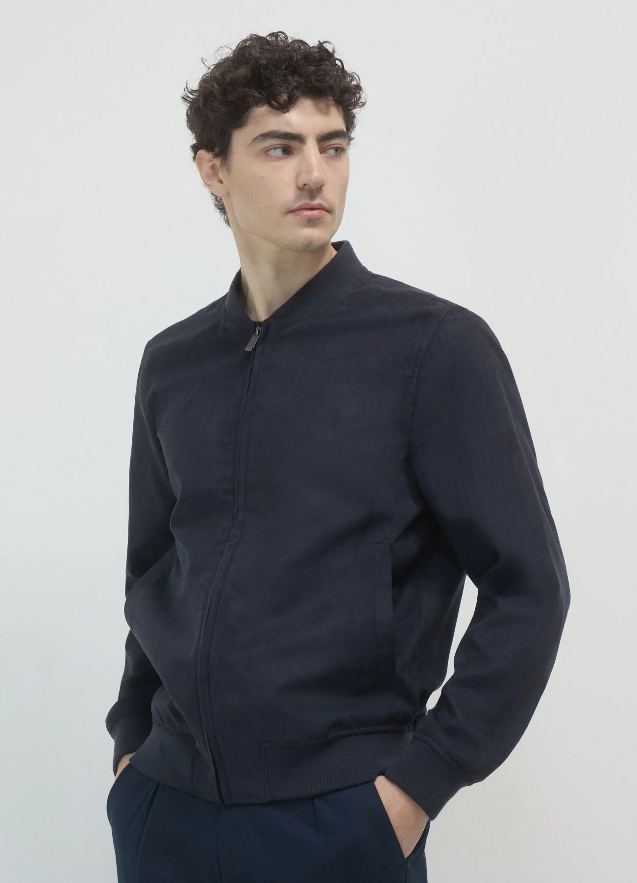 Bomber simil camoscio - Image 4