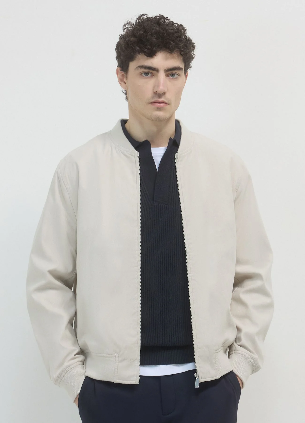 Bomber simil camoscio - Image 3