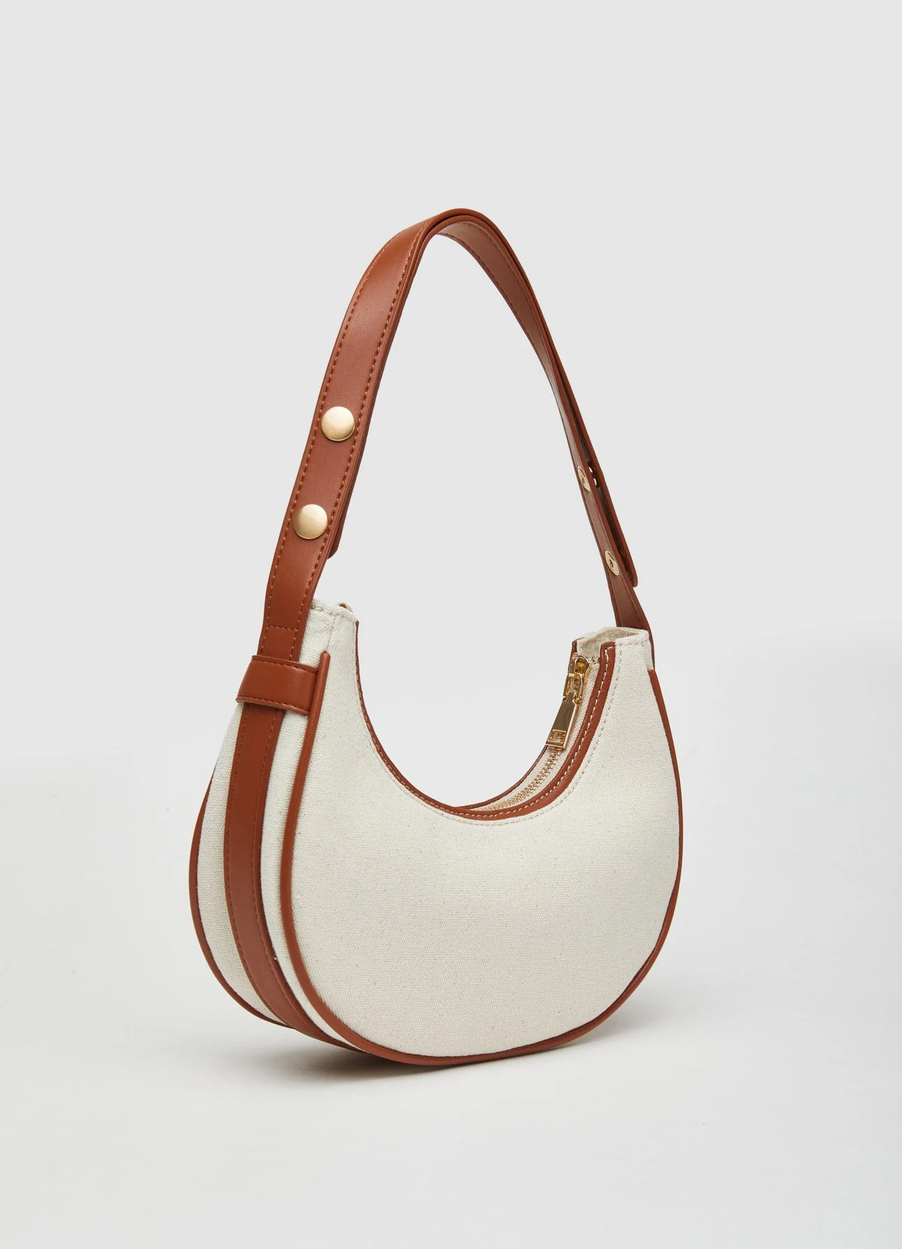 Borsa mezzaluna canvas - Image 5