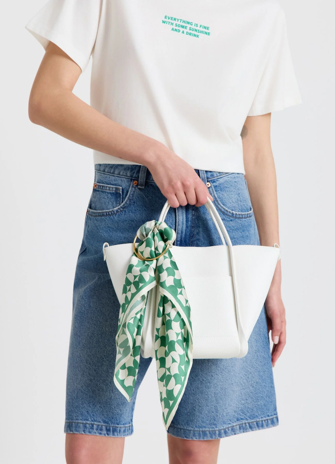 Borsa trapezio con tracolla rimovibile