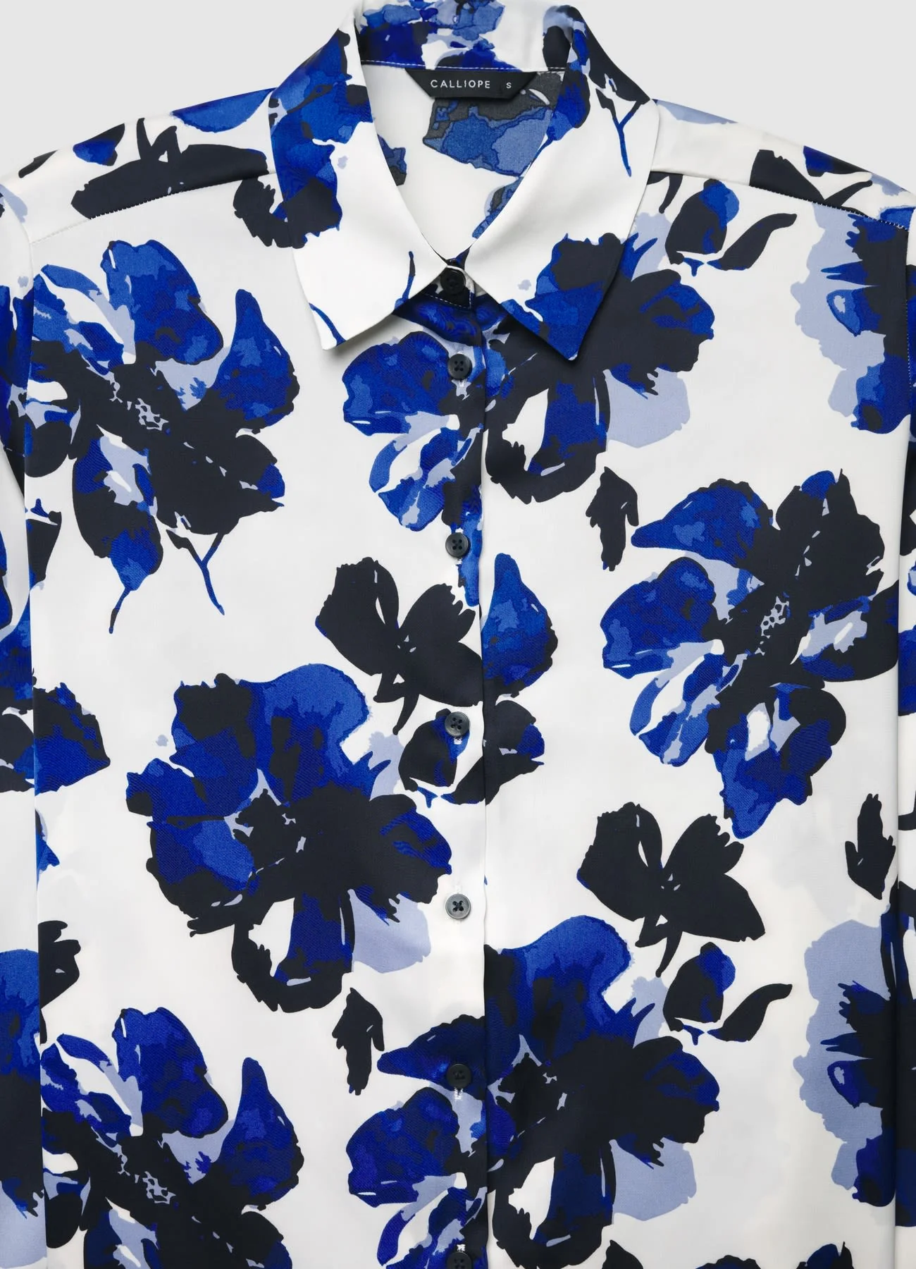 Camicia a fiori similsatin - Image 5