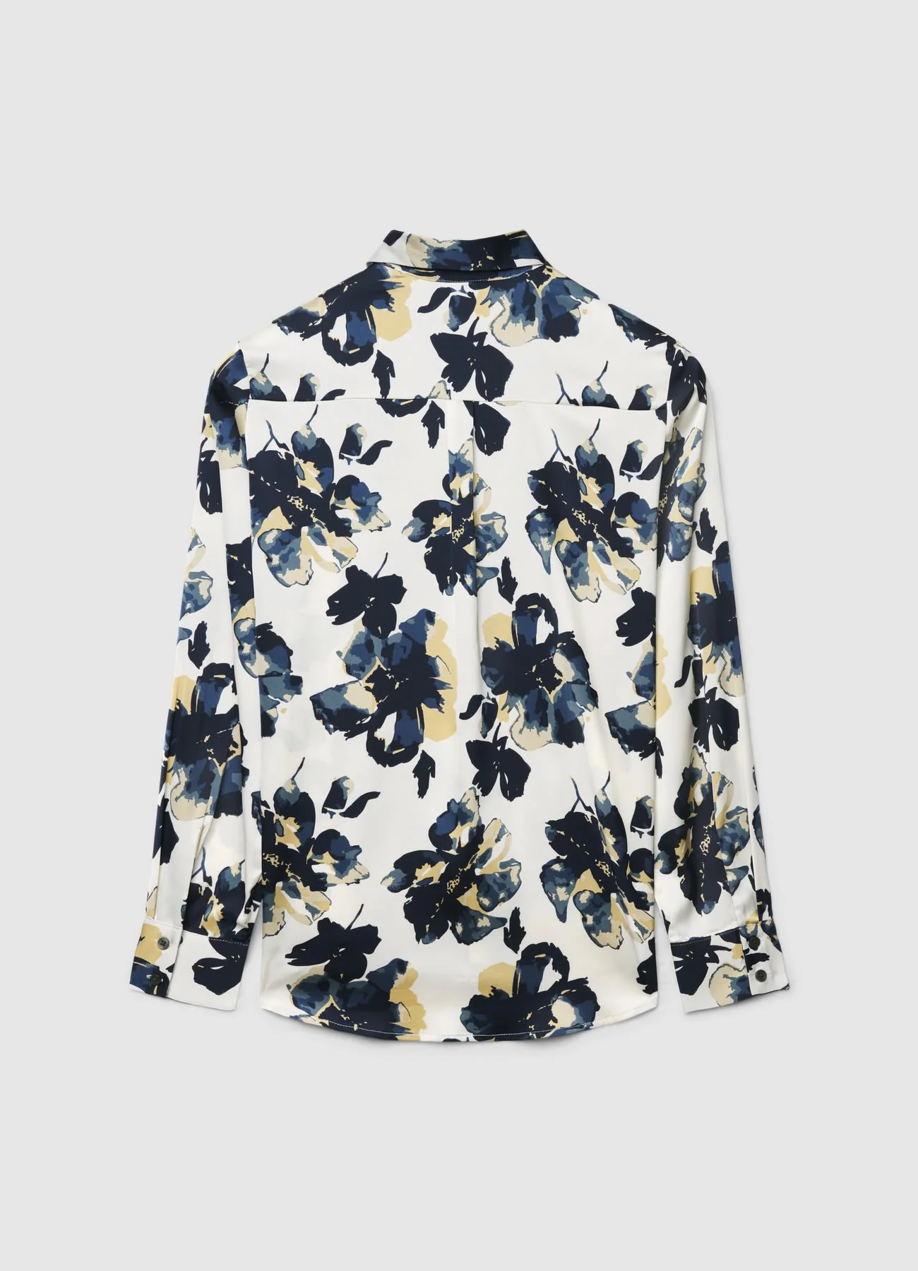 Camicia a fiori similsatin - Image 4