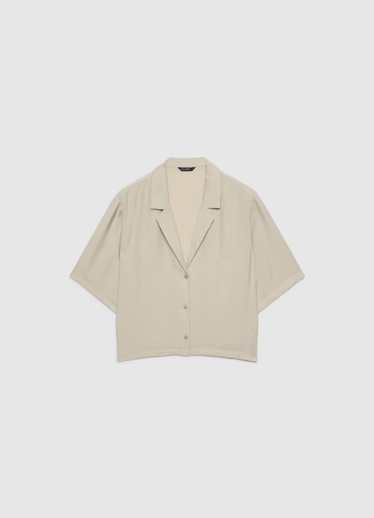 Camicia a maniche corte con collo a rever - Image 4