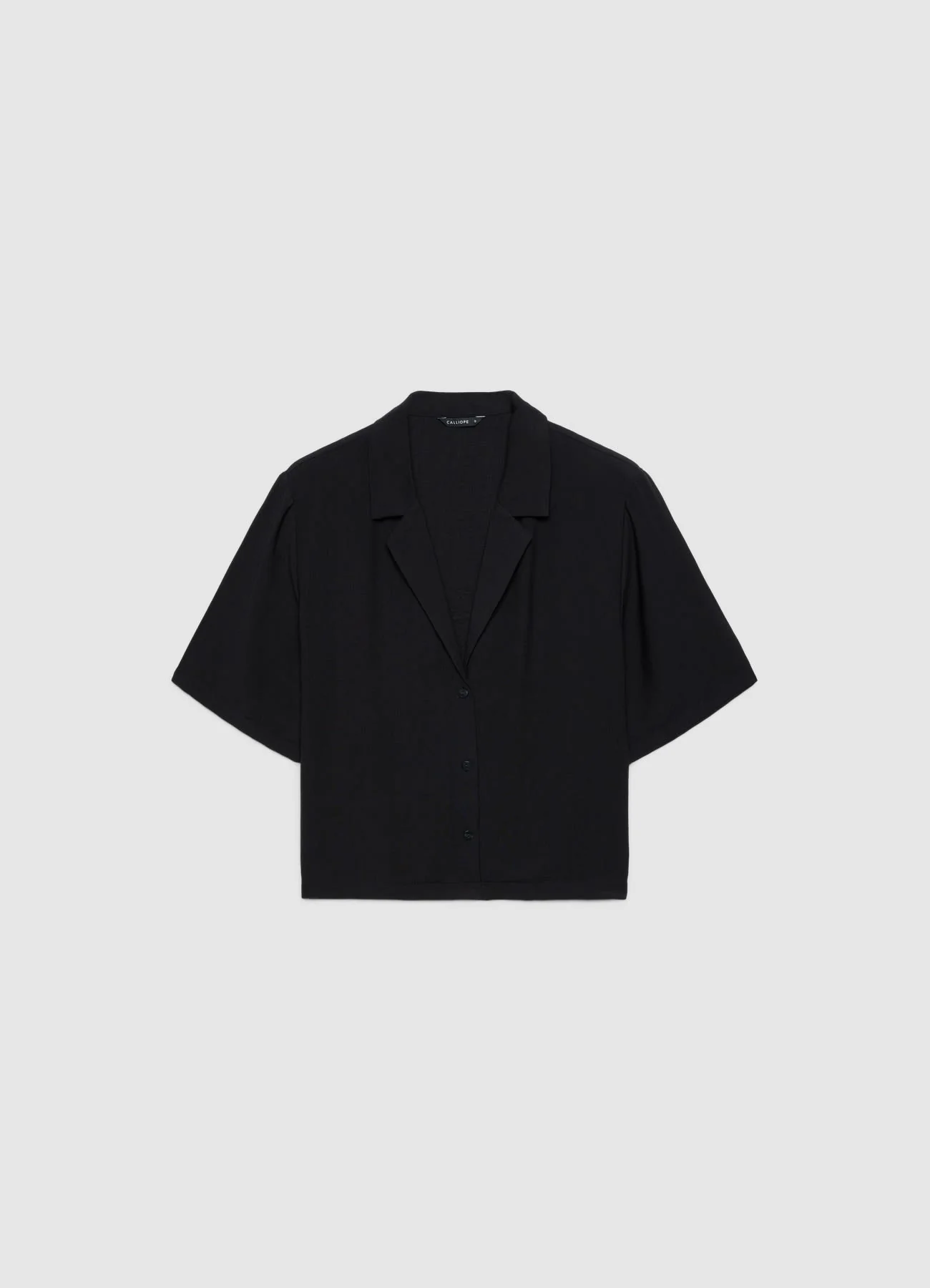Camicia a maniche corte con collo a rever - Image 4