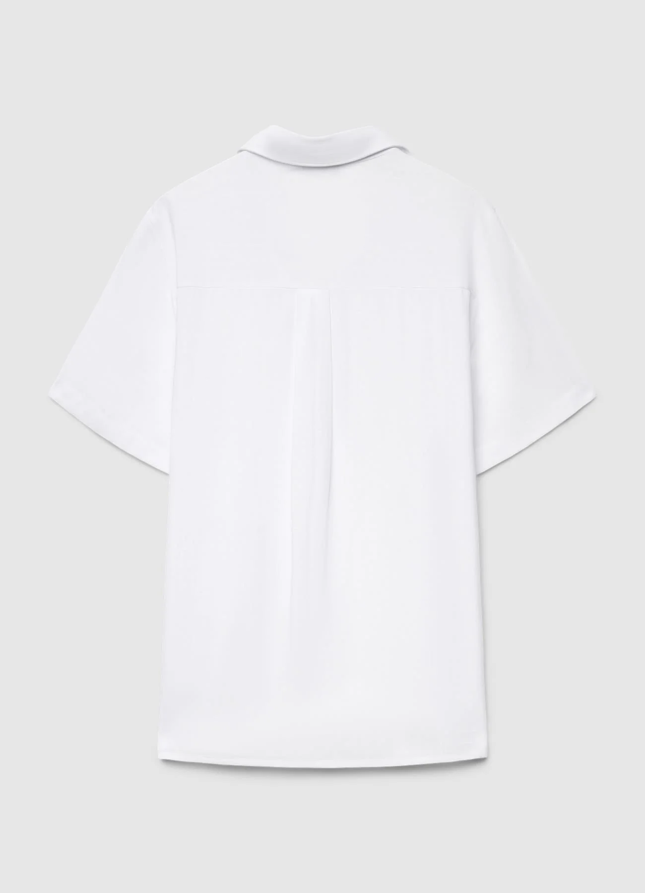 Camicia a maniche corte tinta unita - Image 5
