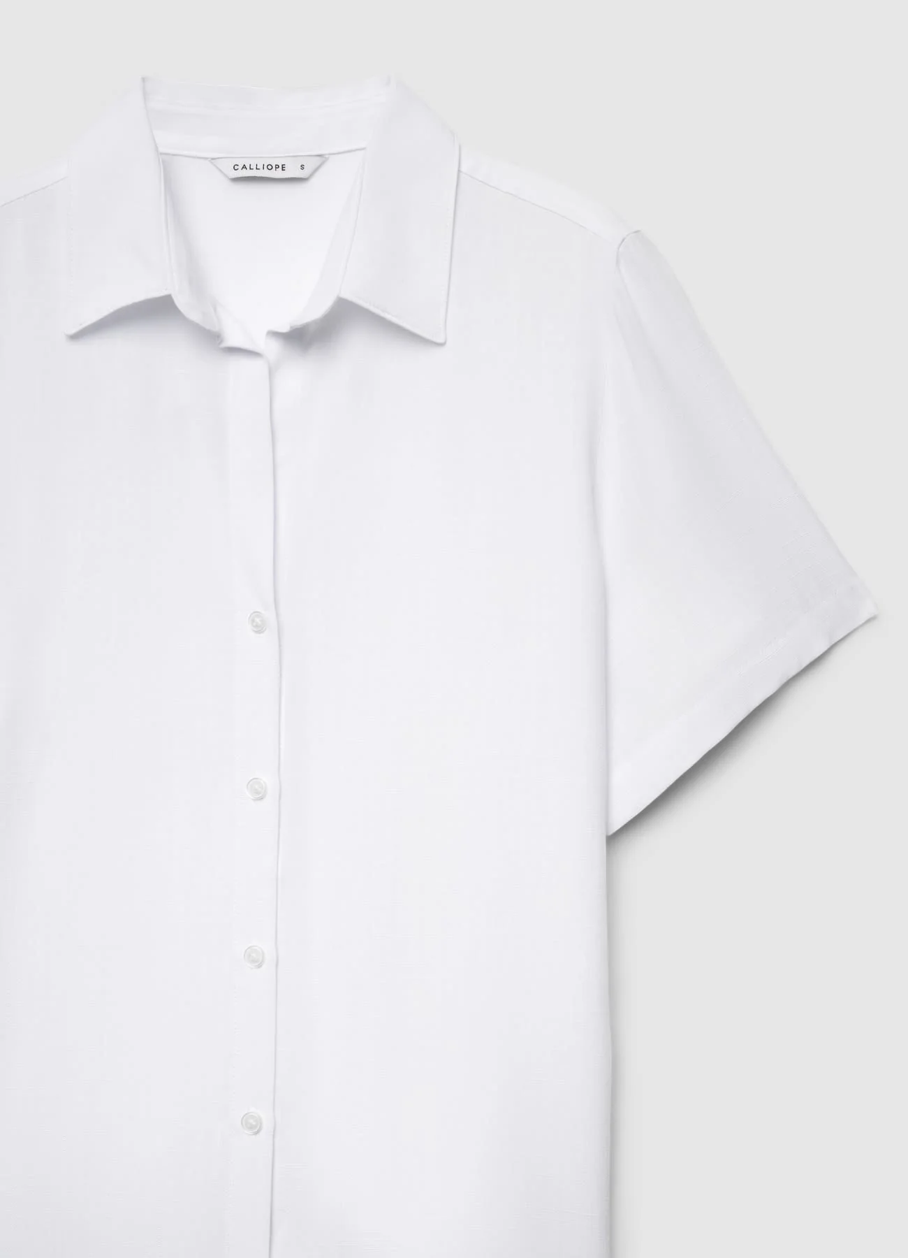 Camicia a maniche corte tinta unita - Image 6