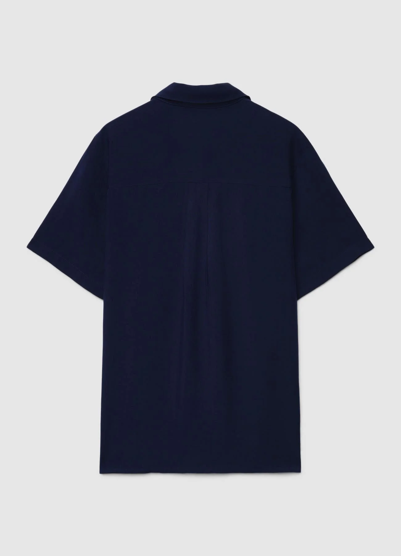 Camicia a maniche corte tinta unita - Image 3