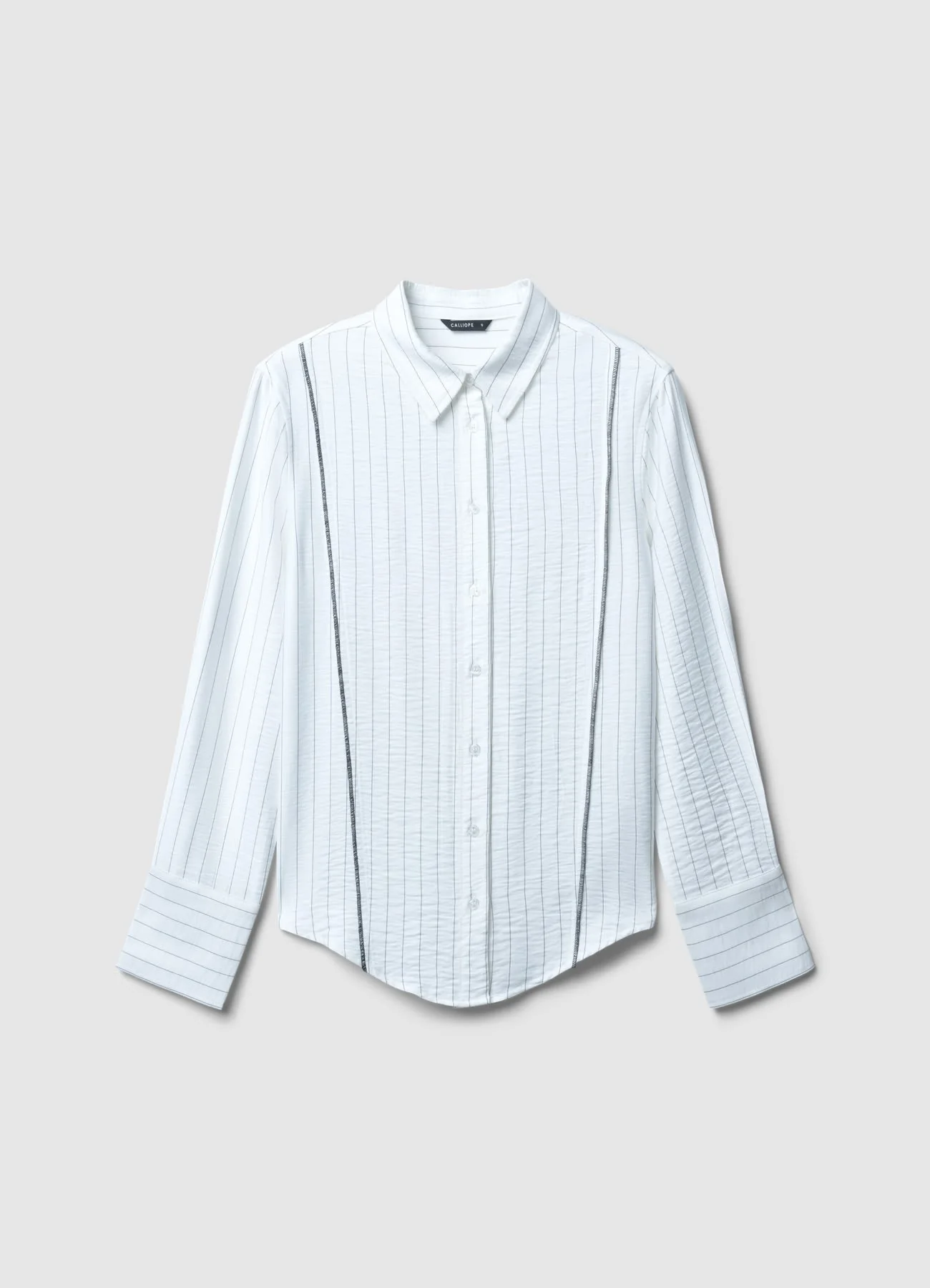 Camicia a maniche lunghe con righe - Image 5