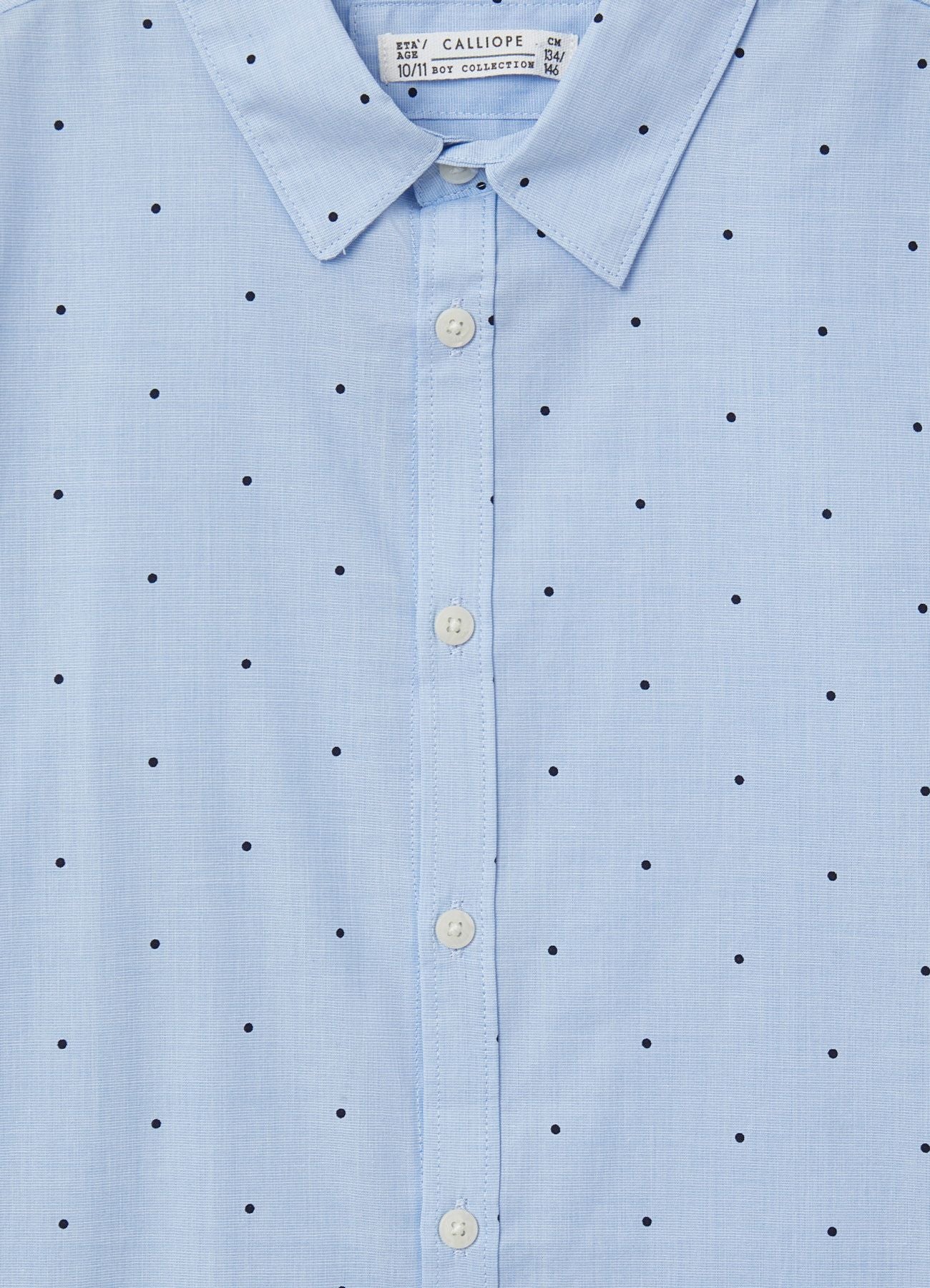 Camicia a pois con colletto - Image 2