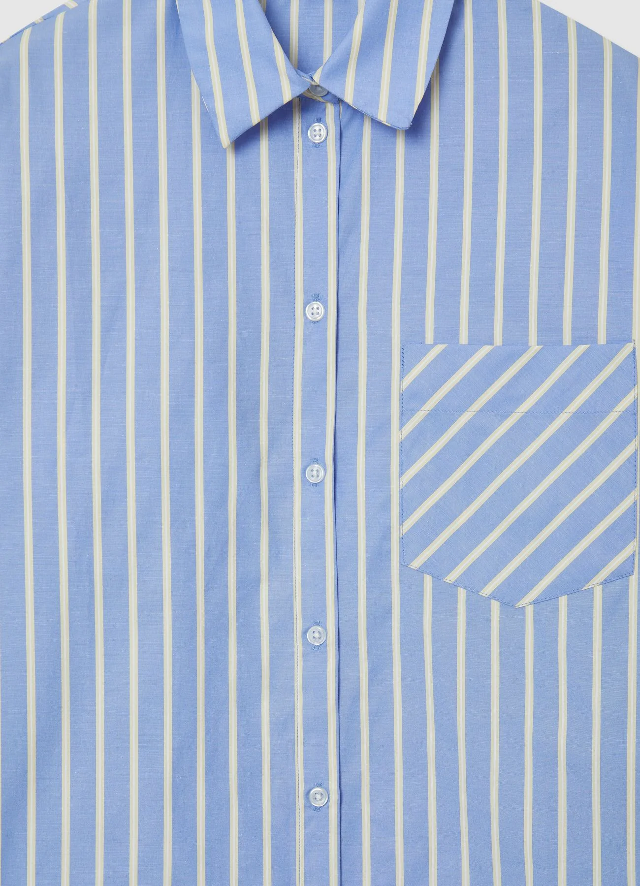 Camicia a righe con bra top - Image 5