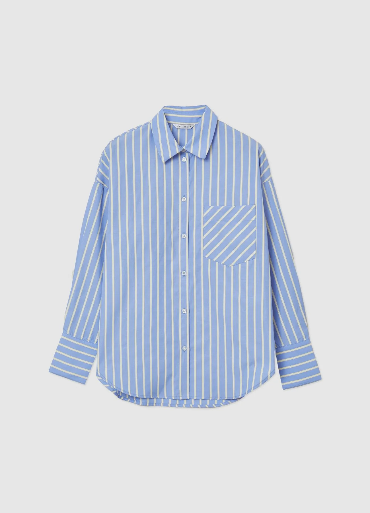 Camicia a righe con bra top - Image 6