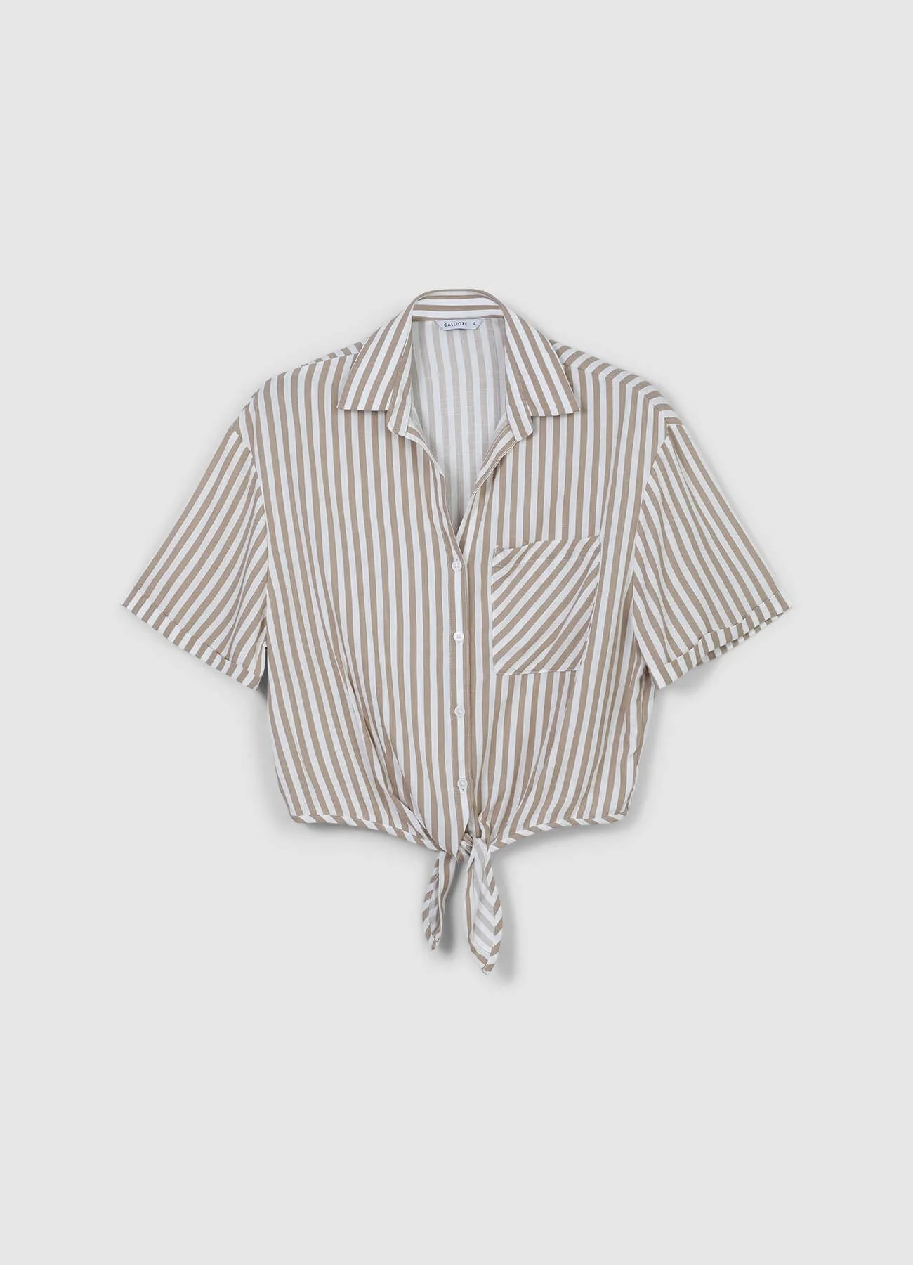 Camicia a righe con nodo - Image 6