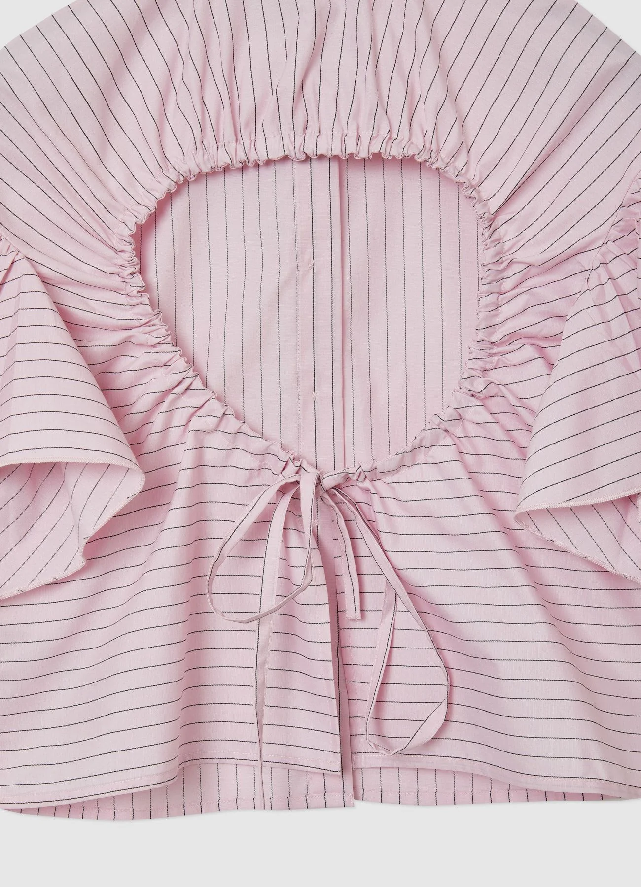 Camicia a righe con oblò sul retro - Image 4