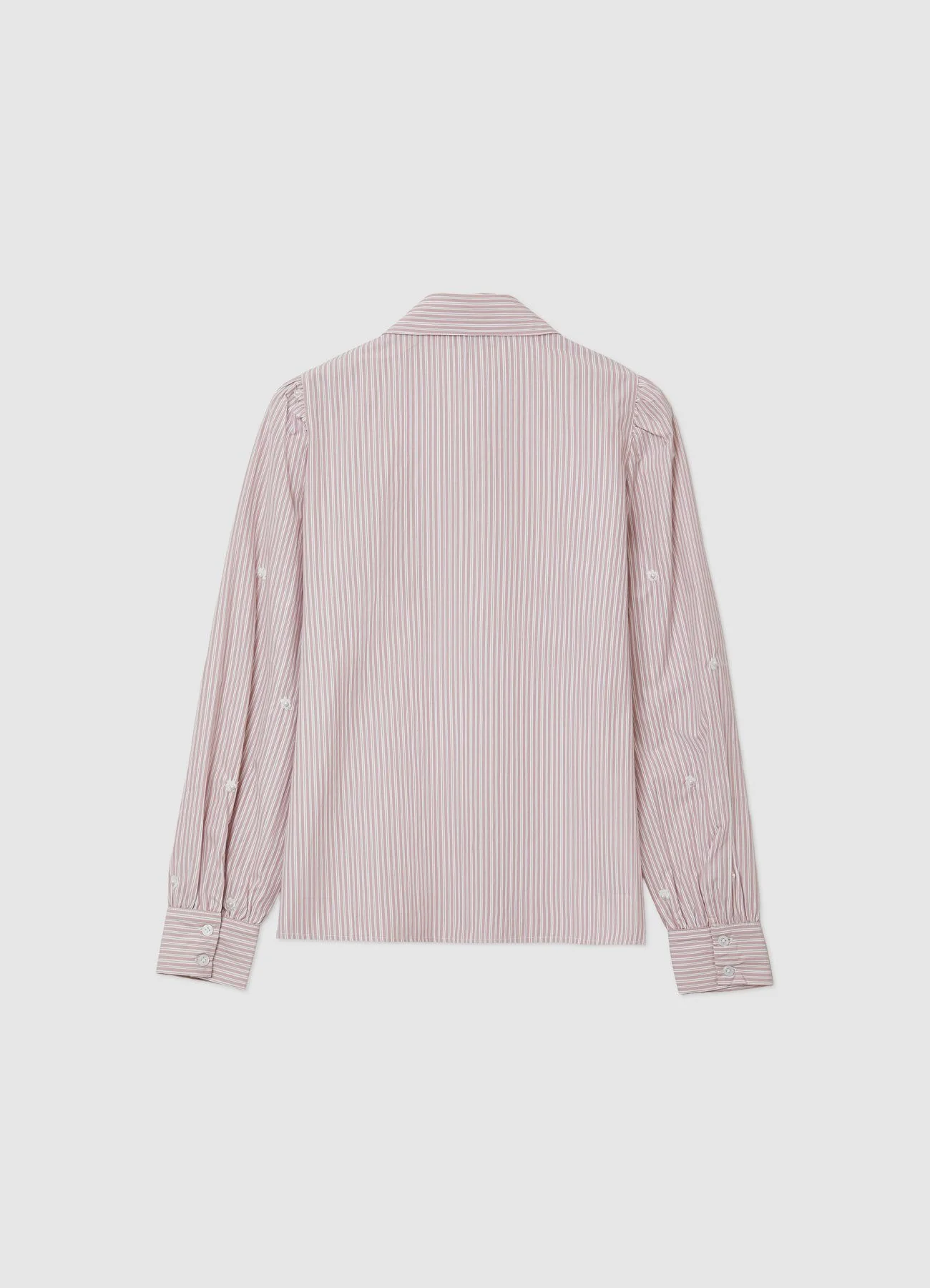 Camicia a righe con ricami e perle - Image 6