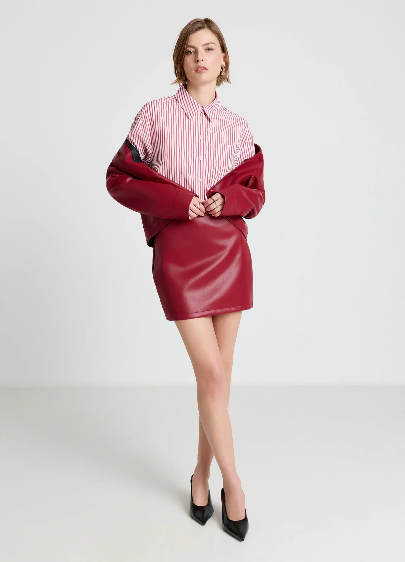 Camicia a righe con taschino