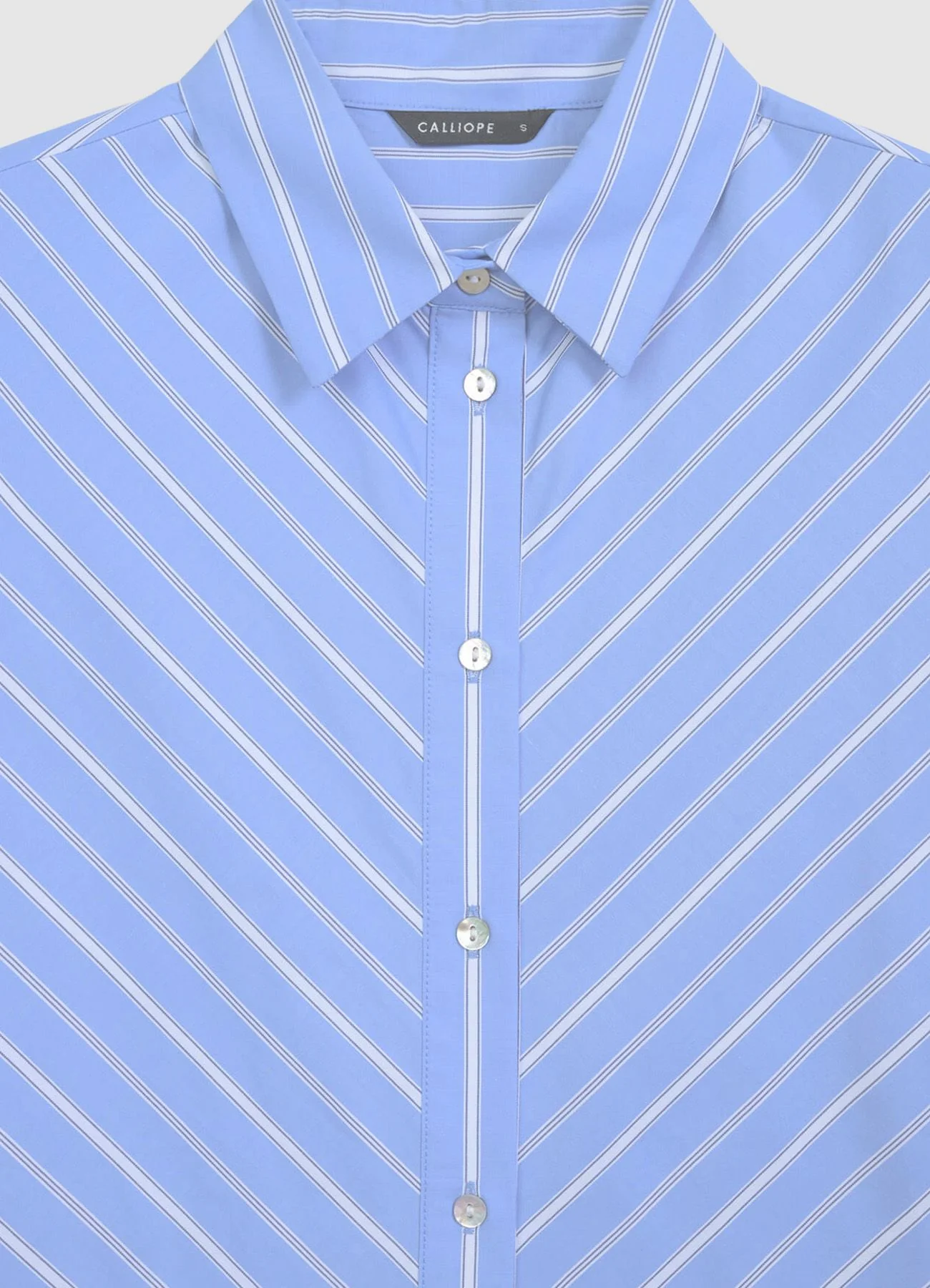 Camicia a righe diagonali - Image 6