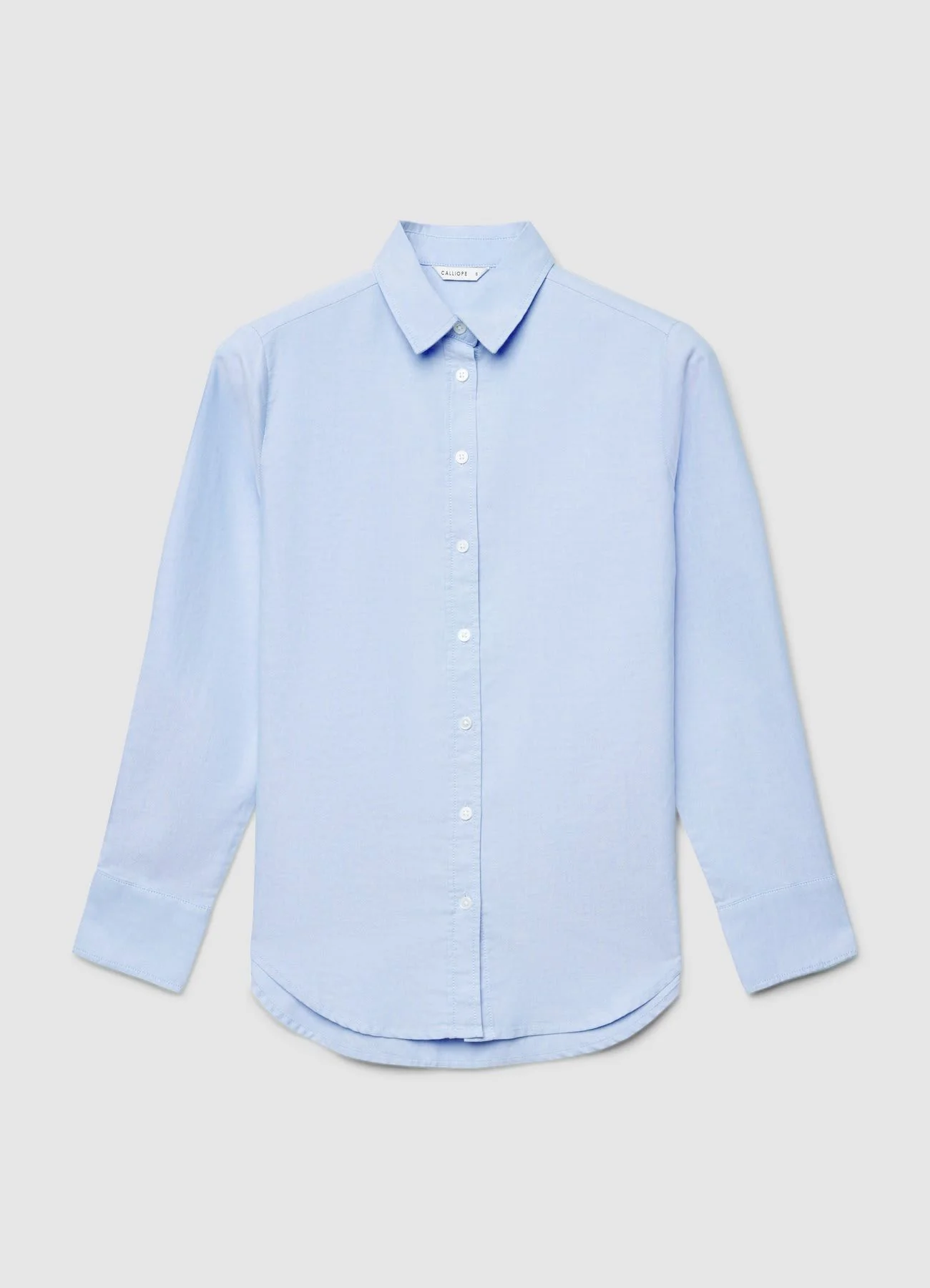 Camicia a tinta unita con colletto classico - Image 6