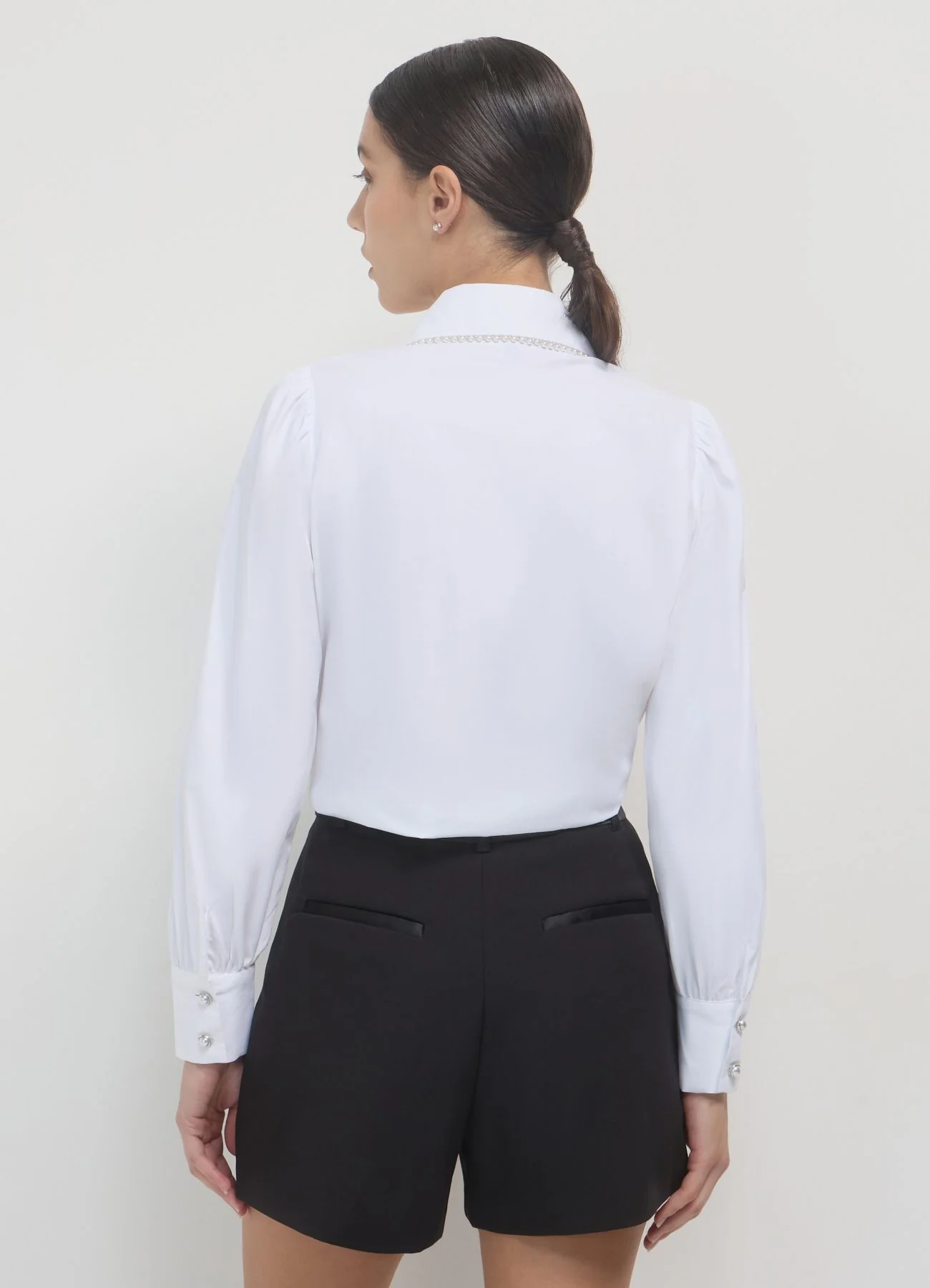Camicia applicazioni colletto