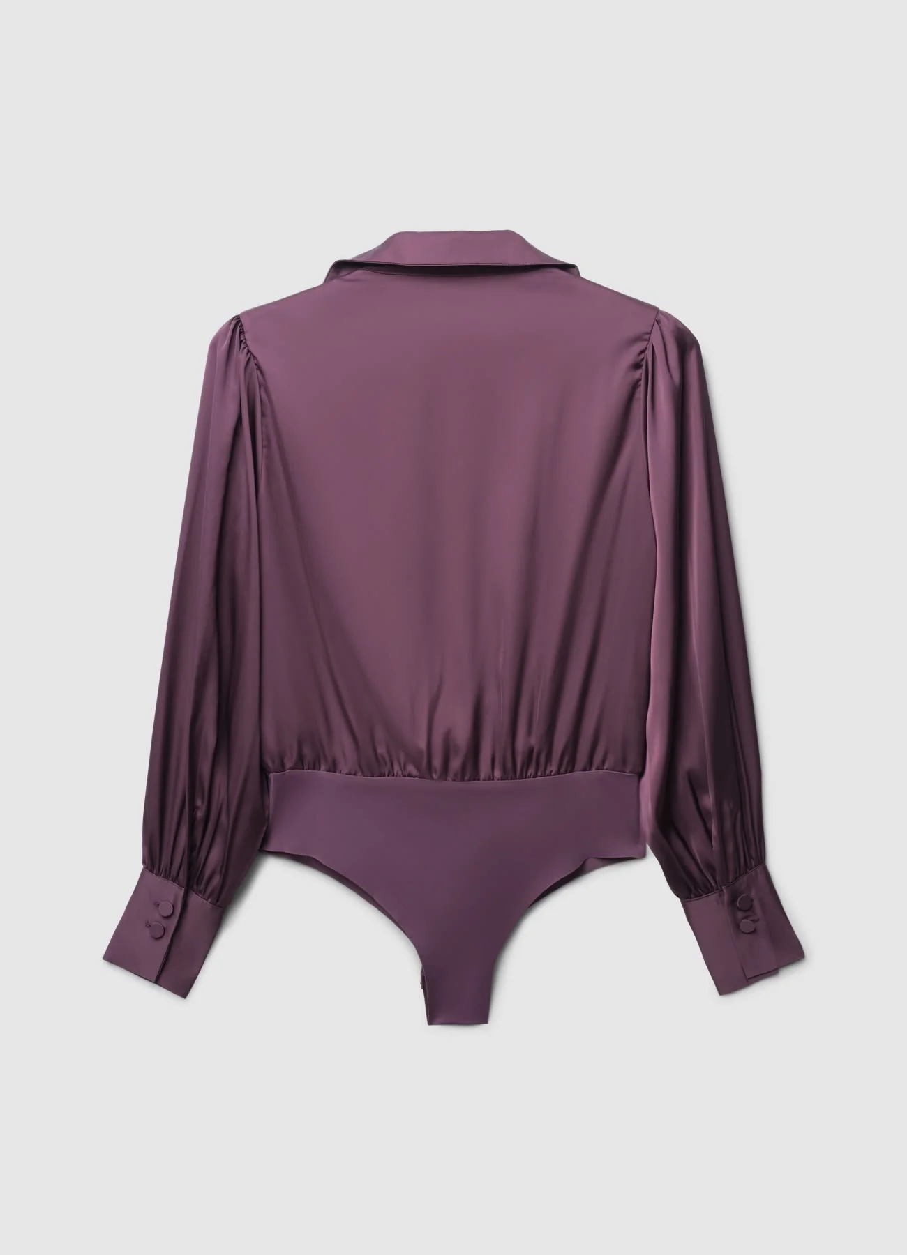 Camicia body in simil satin - Image 5