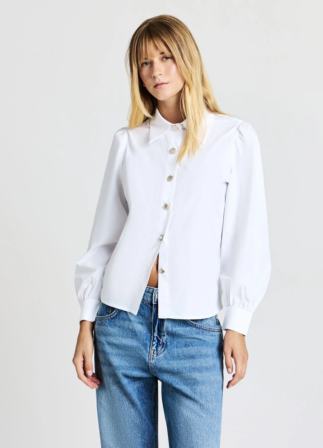 Camicia bottoni oro - Image 3