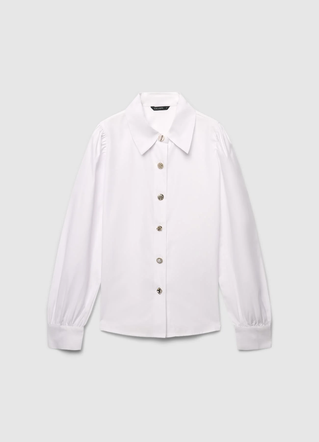 Camicia bottoni oro - Image 4