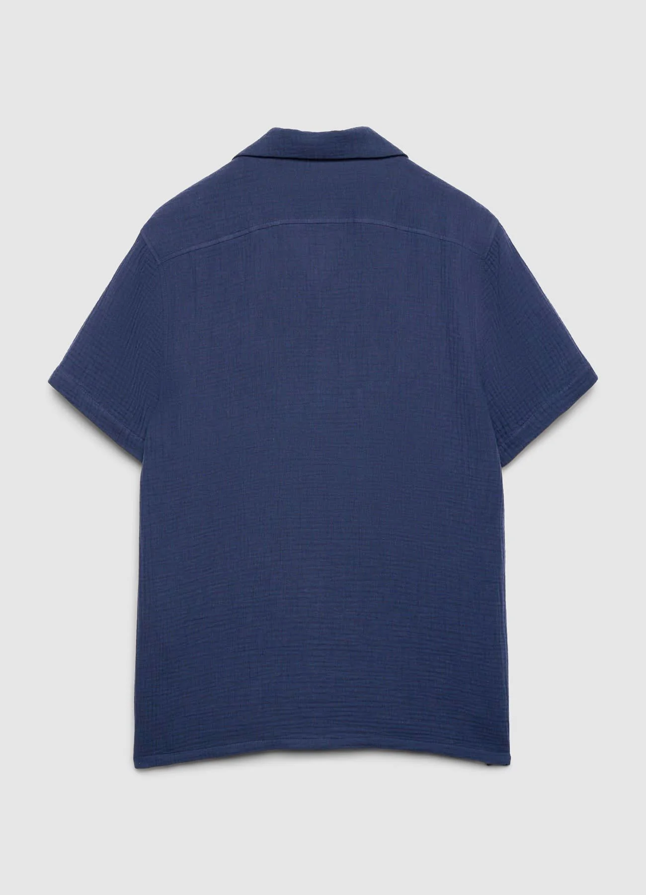 Camicia bowling a tinta unita - Image 6